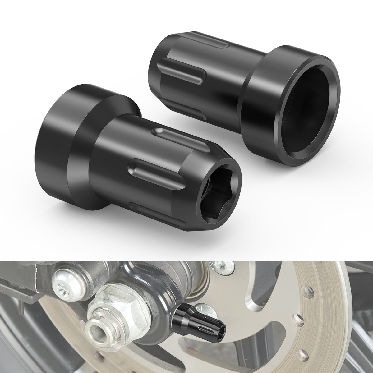 Rear Axle Adjuster for Harley Sportster 1200 883 Iron 1200 883 Forty-Eight