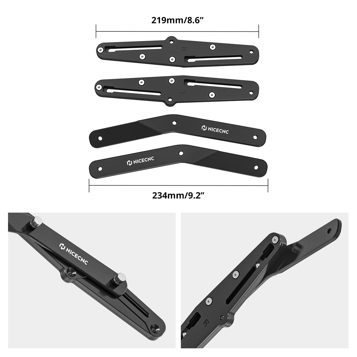 Windshield Windscreen Riser Adjuster Bracket For Honda Africa Twin CRF 1100L
