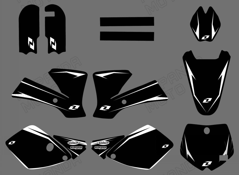 Motorcycle Graphic Decals Stickers Kit For KTM SX65 2002-2008