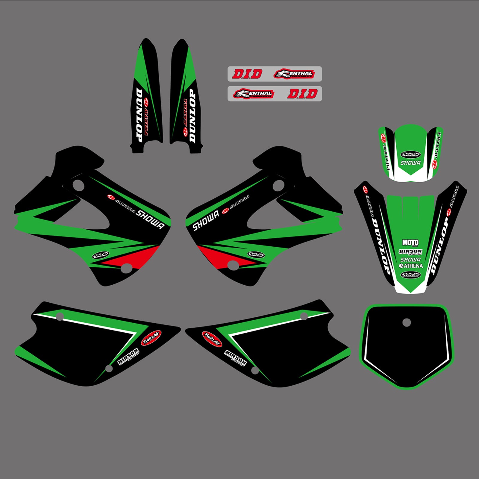 Graphics Kit For Kawasaki KX85 KX100 1998-2013 Decals Stickers