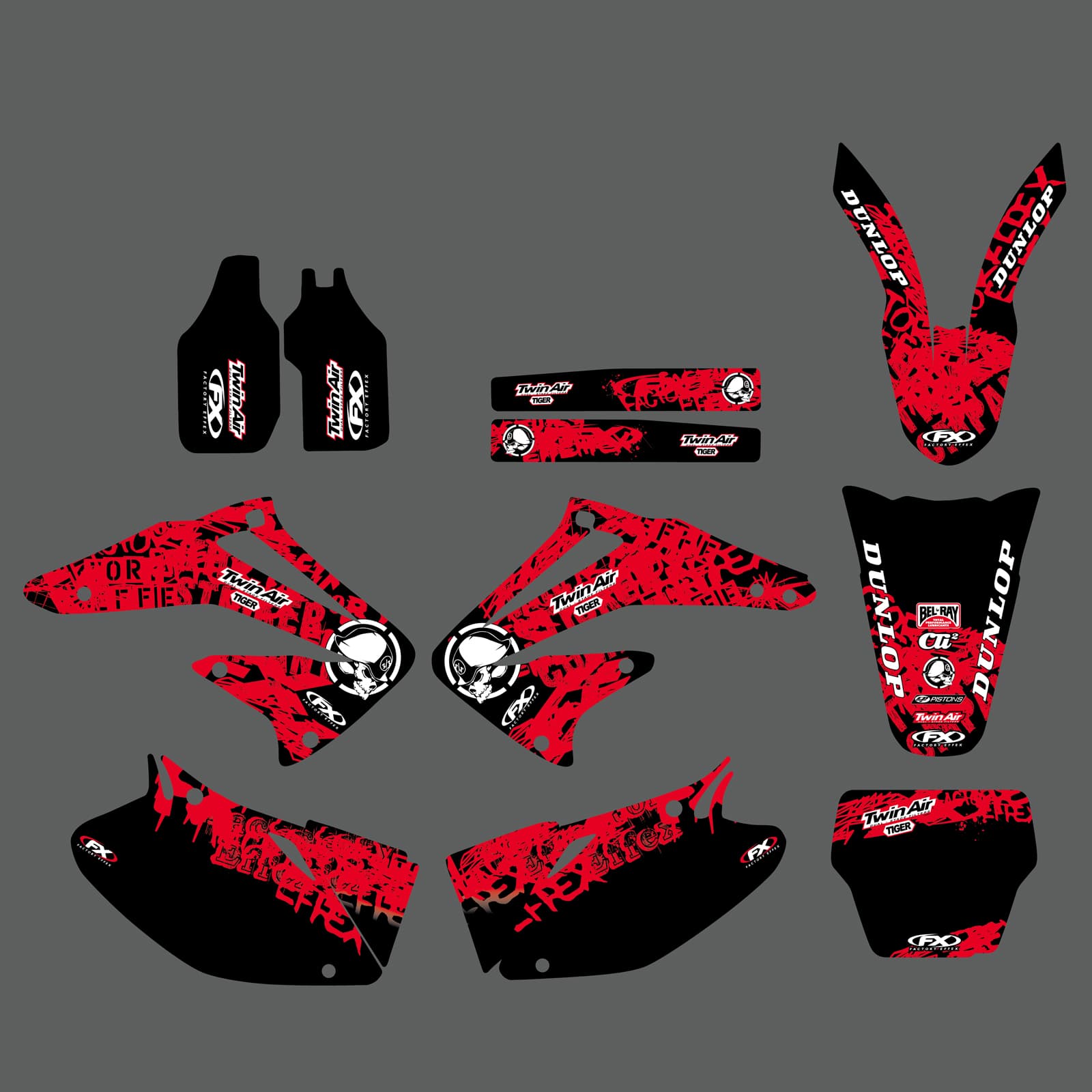 Team Graphics Backgrounds Decals Stickers For HONDA CRF450 2002-2004