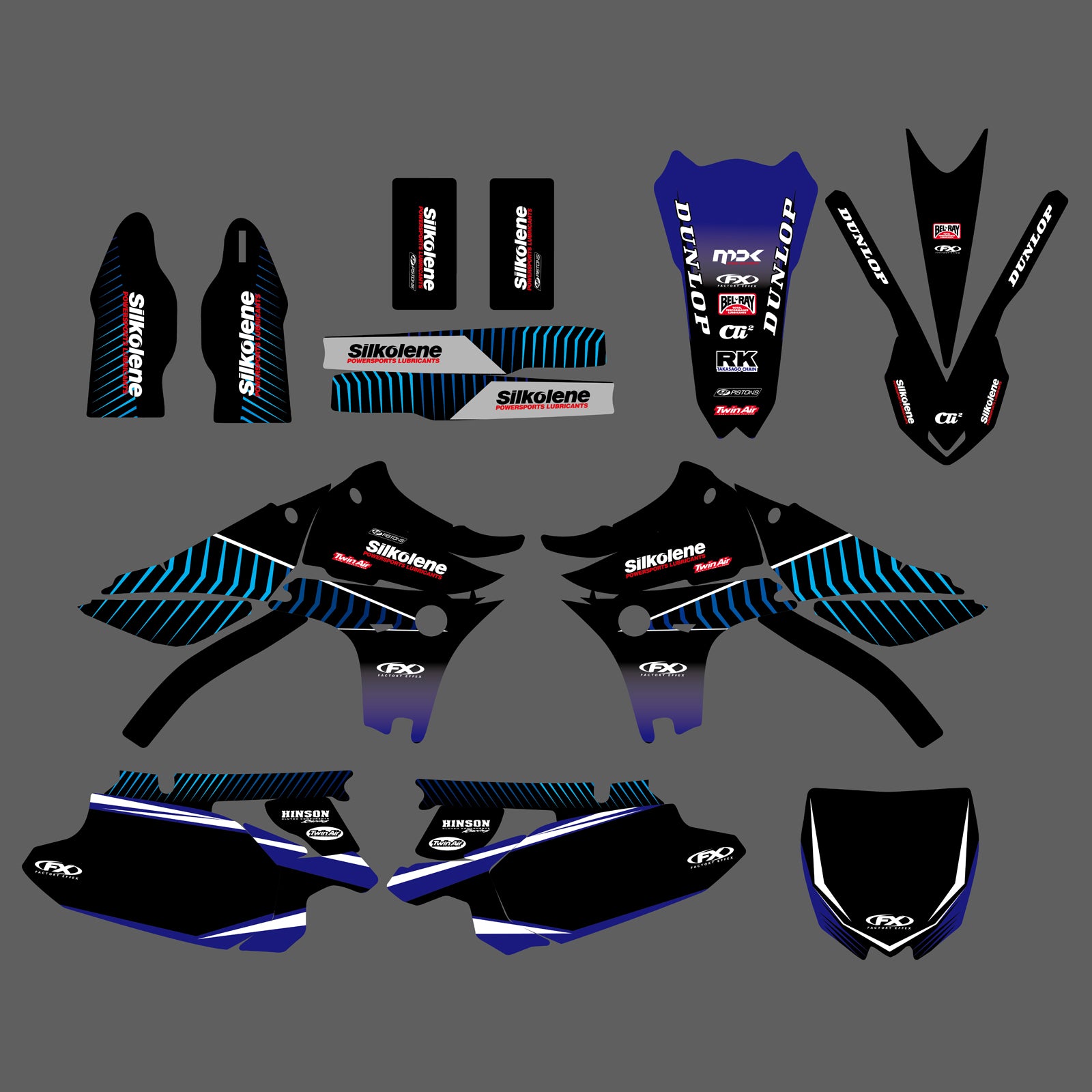 Graphics Decals Stickers Kit For Yamaha YZ450F YZF450 2010-2013