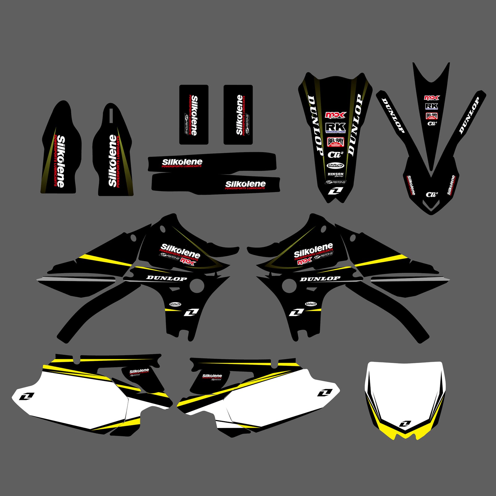 Graphics Decals Stickers Kit For Yamaha YZ450F YZF450 2010-2013