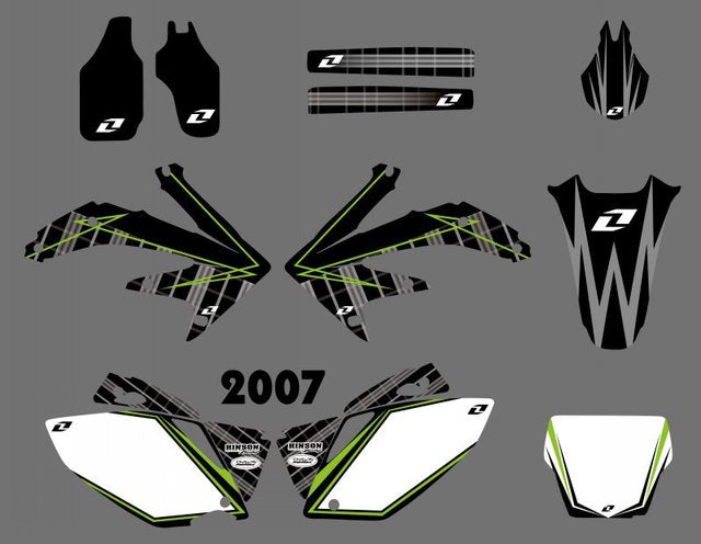 Team Graphics Decals Stickers Kit For HONDA CRF450 2007