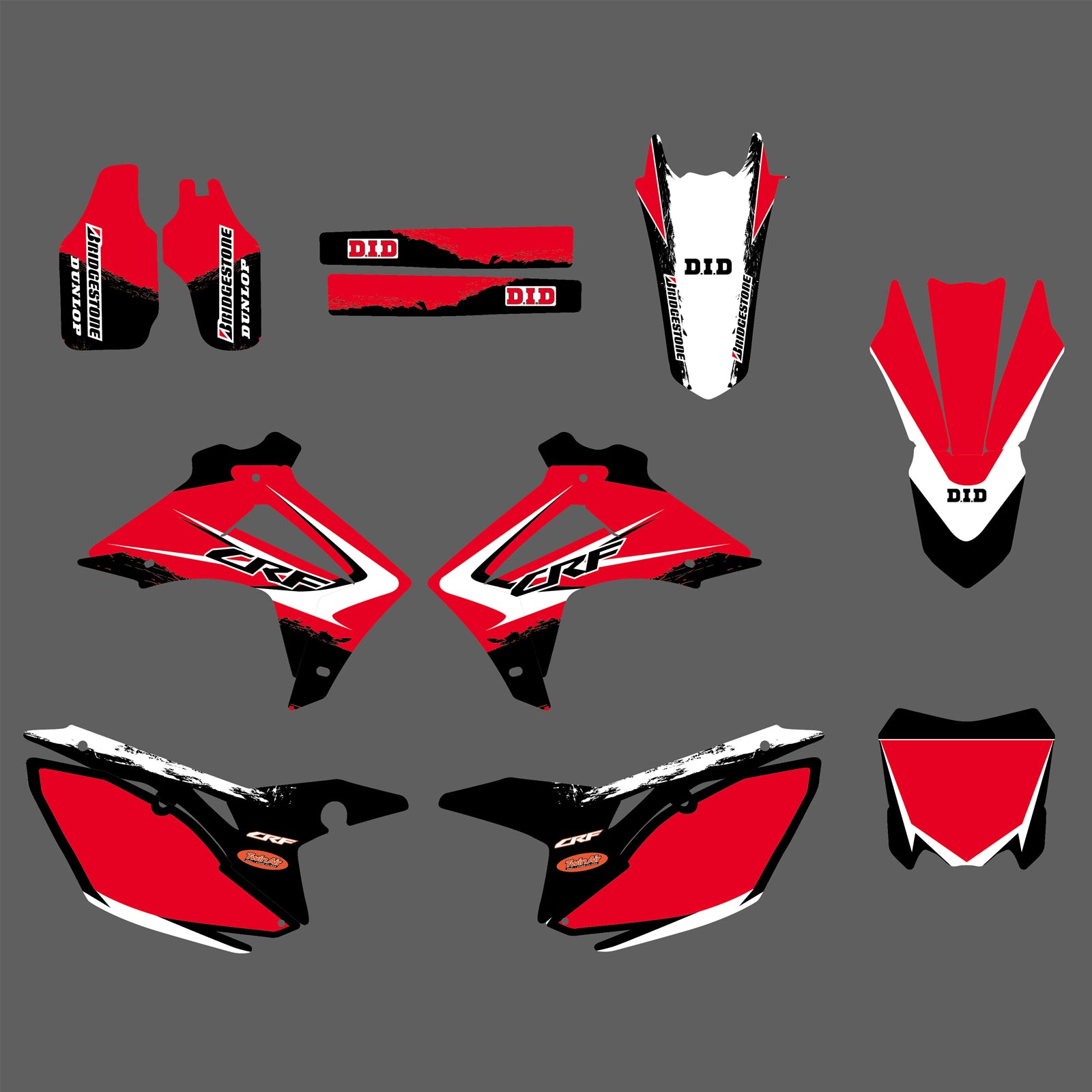 Motorcycle Graphic Decals Stickers For Honda CRF250 2014-2017 CRF450 2013-2016