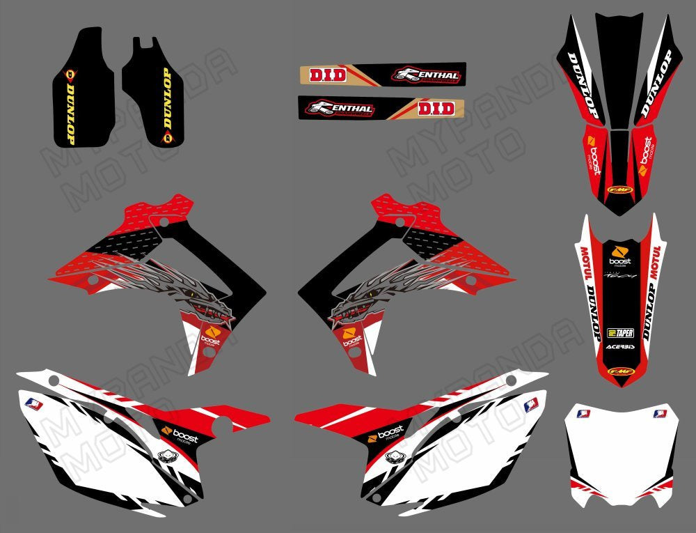 Motorcycle Graphic Decals Stickers For Honda CRF250 2014-2017 CRF450 2013-2016