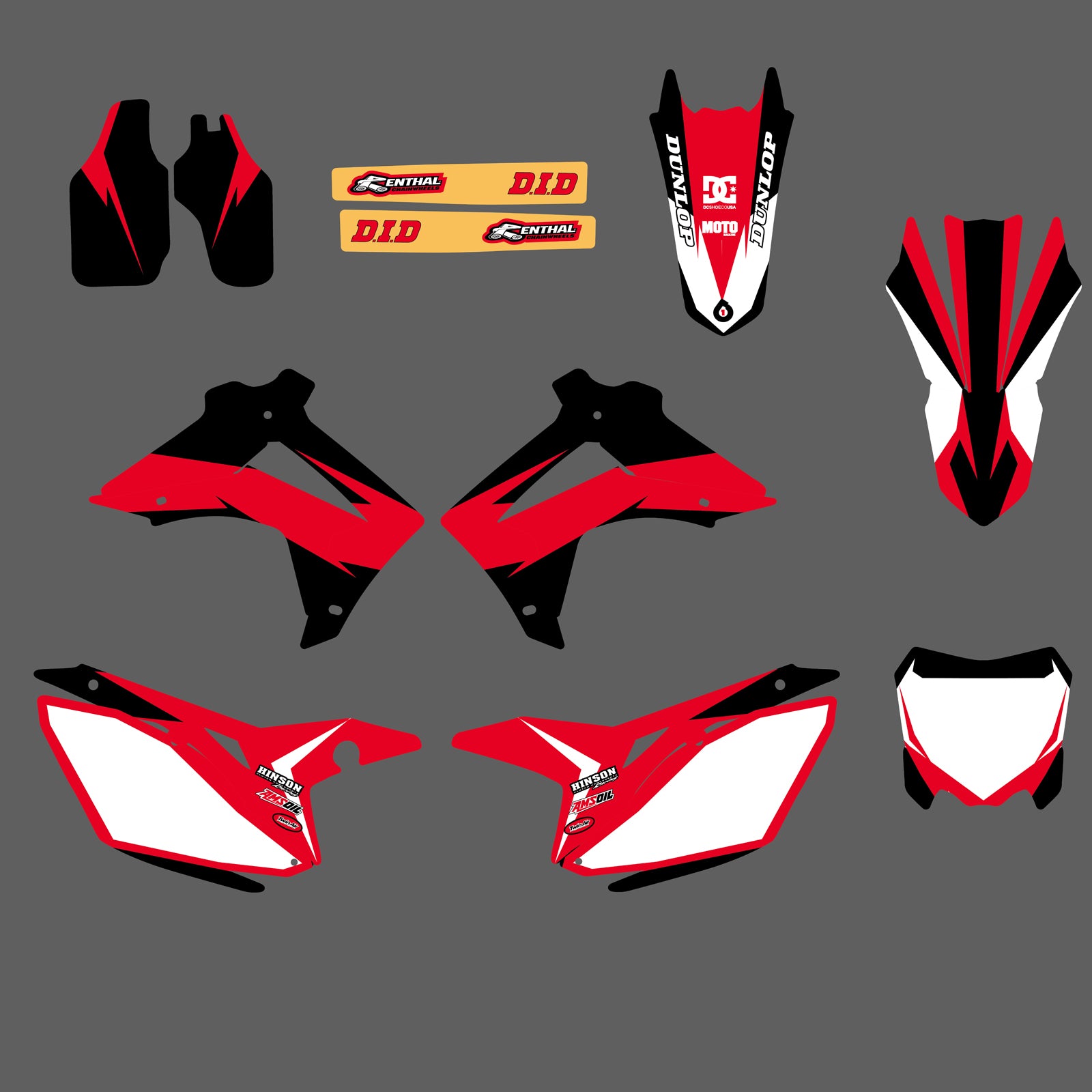 Motorcycle Graphic Decals Stickers For Honda CRF250 2014-2017 CRF450 2013-2016