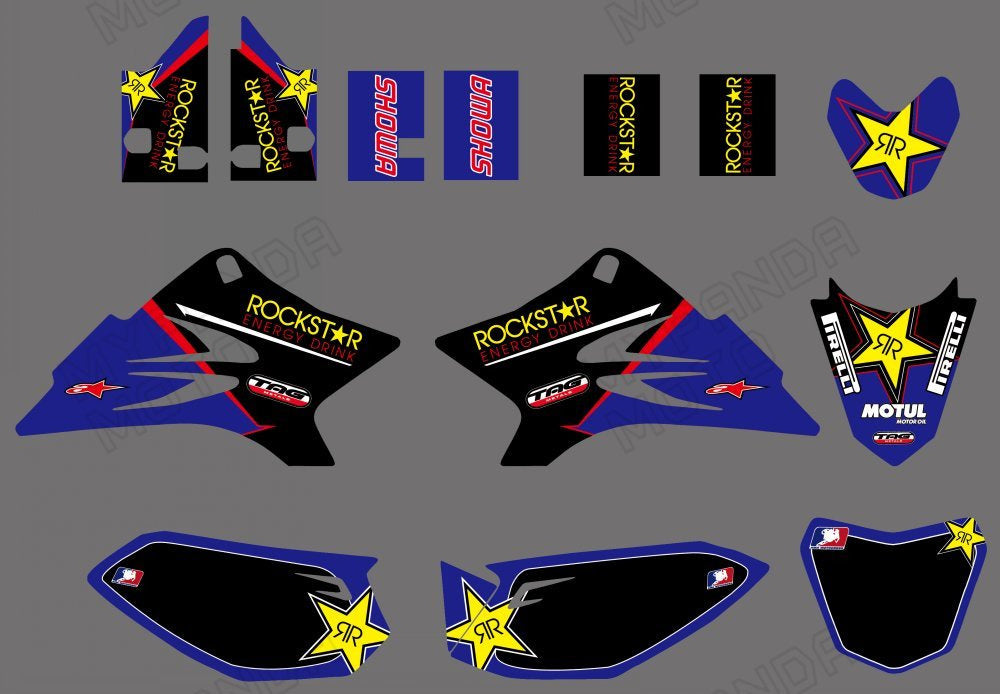 Team Graphics Backgrounds Decals Stickers For Yamaha TTR50 2006-2015