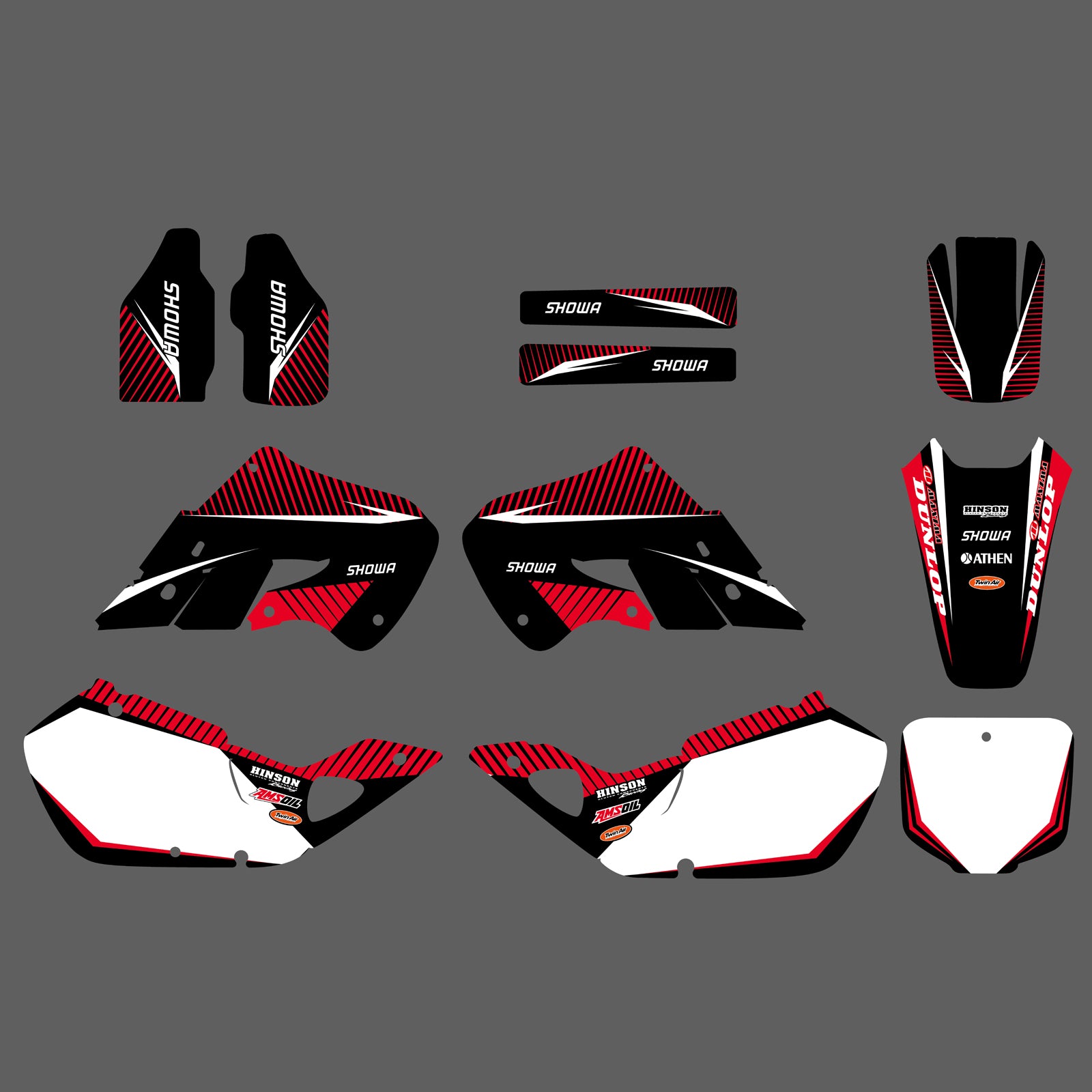 Motorcycle Full Graphics Decals Stickers For Honda CR125 1998-1999  CR250 1997-1999