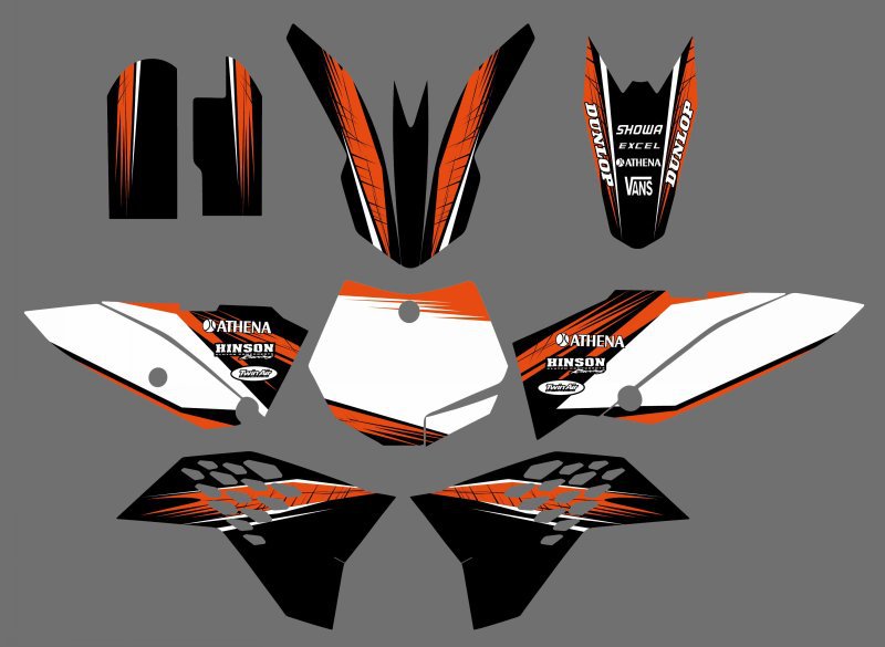 Motorcycle Full Graphics Deacls Stickers For KTM SX65 2009-2015