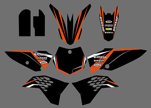 Team Graphics Deacls Stickers For KTM SX65 2009-2015