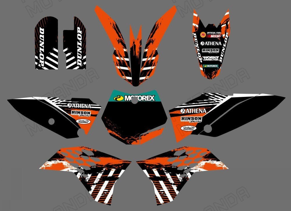 Team Graphics Deacls Stickers For KTM SX65 2009-2015