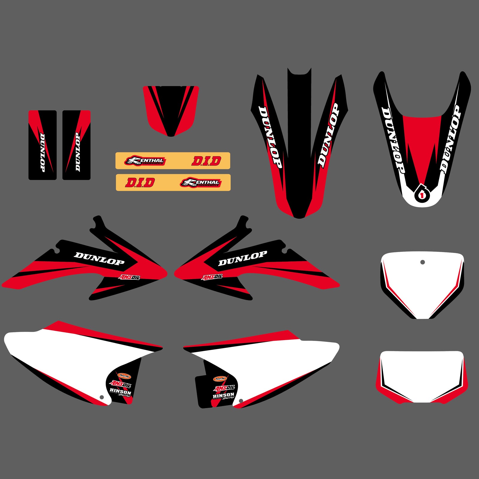 Motorcycle Team Graphics Bike Decal Sticker For Honda CRF Trail 150-230 2008-2014
