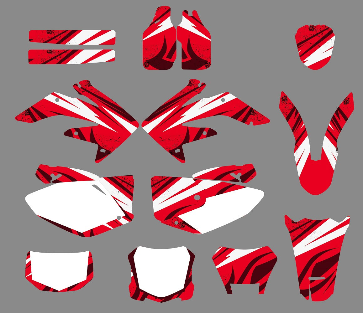 Team Graphics Backgrounds Decals Stickers For HONDA CRF250X 2004-2012