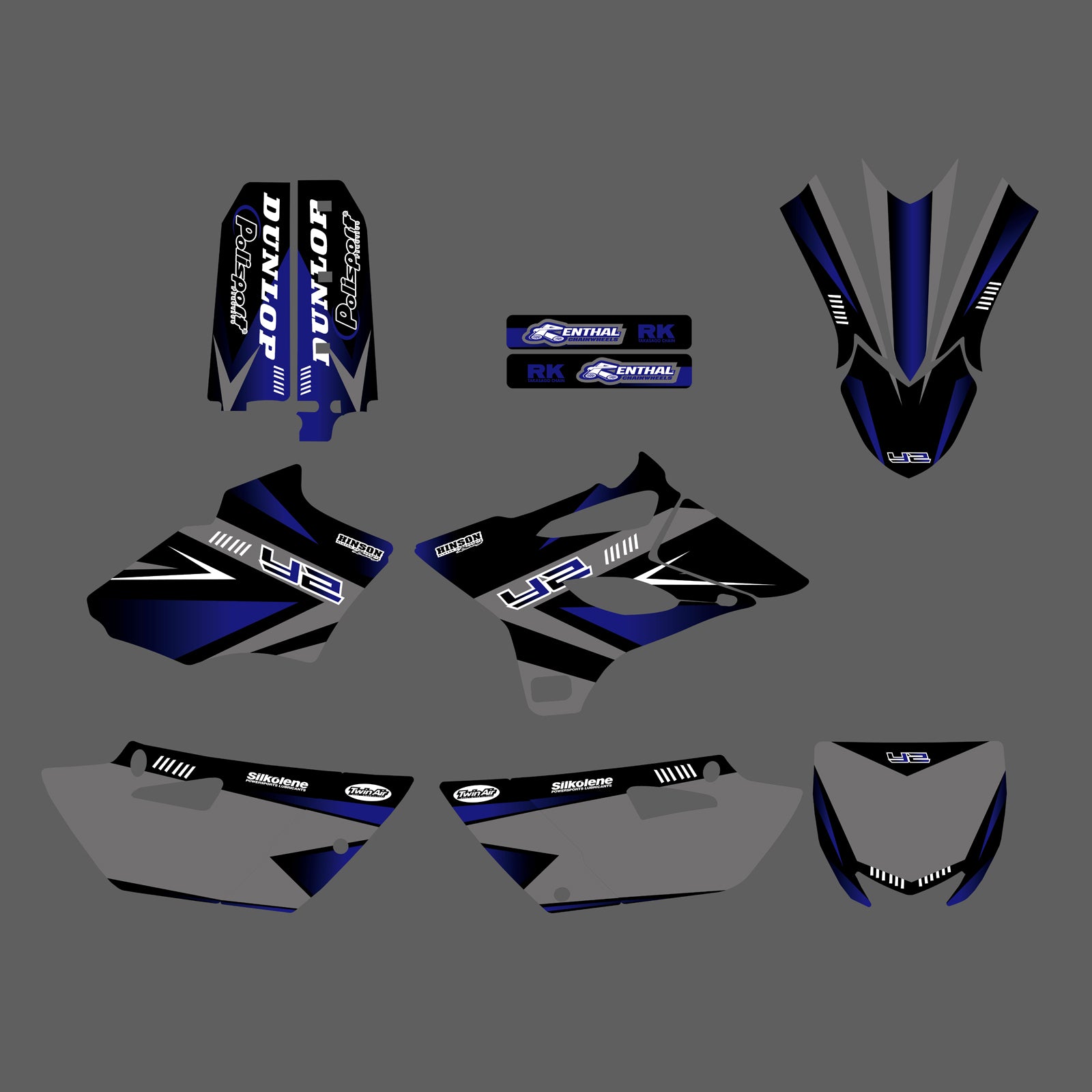 Motocross Graphics Decals Fender Stickers For Yamaha YZ85 2015-2020
