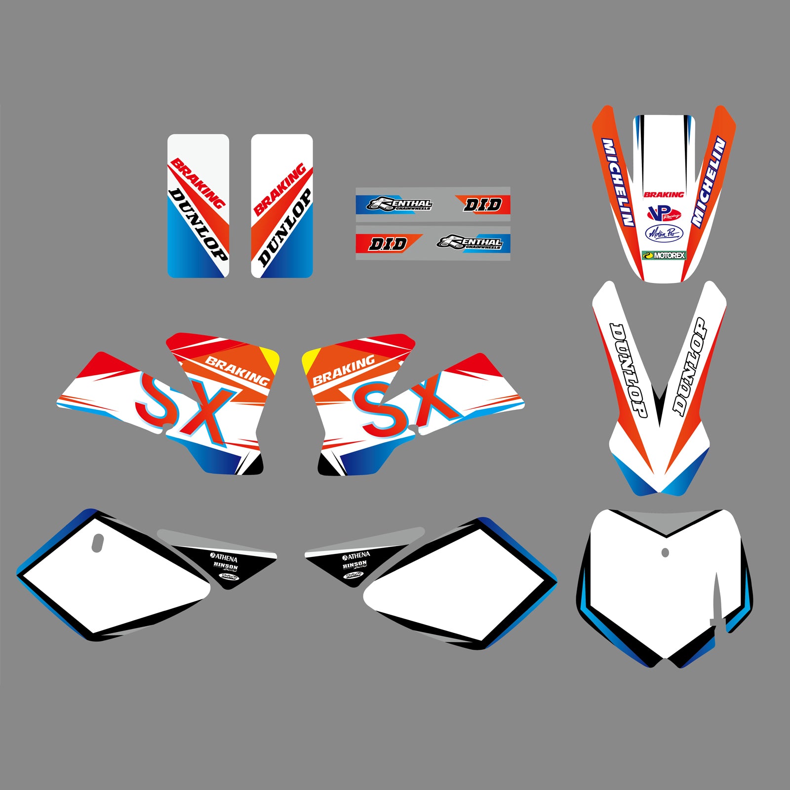 Motorcycle Graphic Full Decals Stickers Kit For KTM SX50 2002-2008