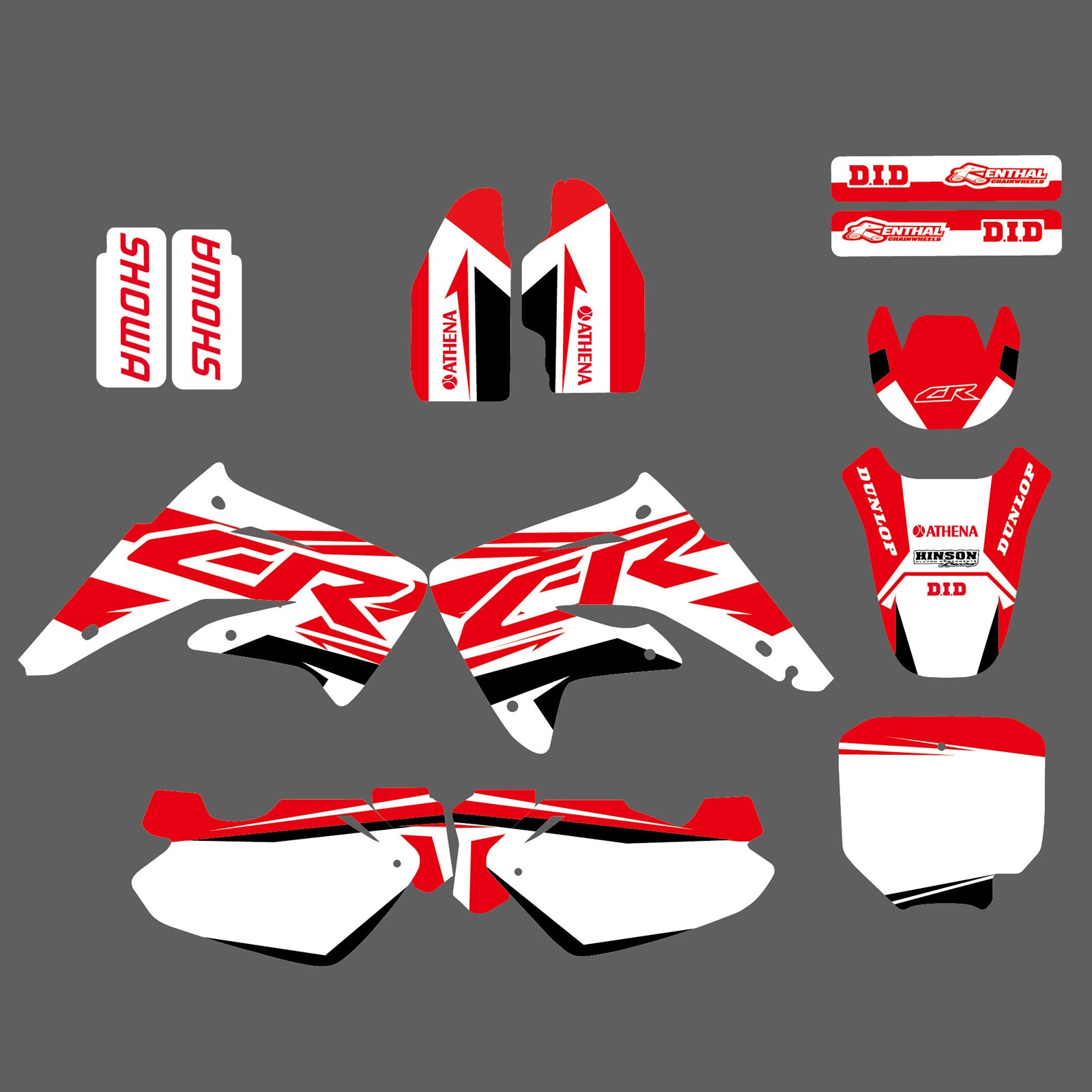 Motorcycle New Style Decals Graphics Background Stickers for Honda CR85R CR85