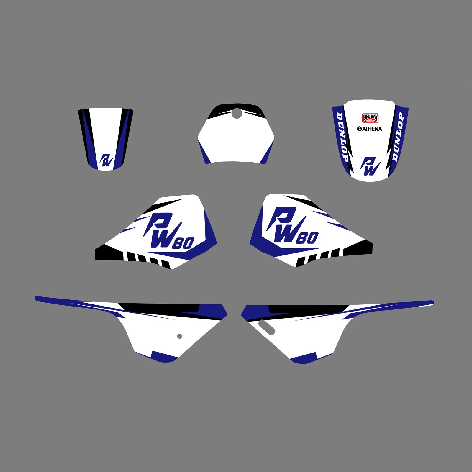 Motorcycle Yamaha PW80 All Years Personality New Style Team Graphics