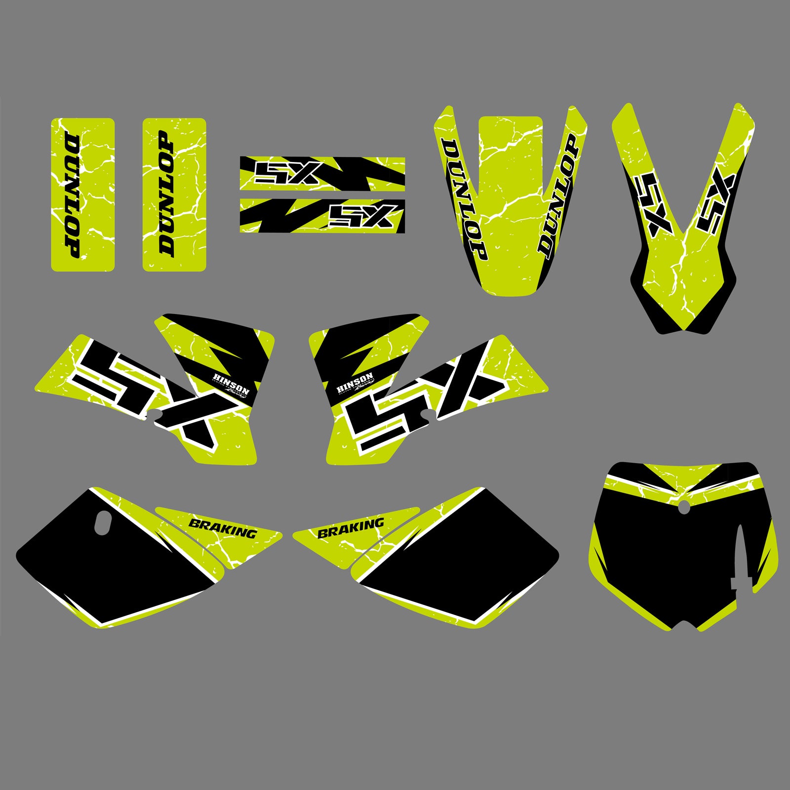 New Style Team Graphics Decals For KTM SX 50 2002-2008