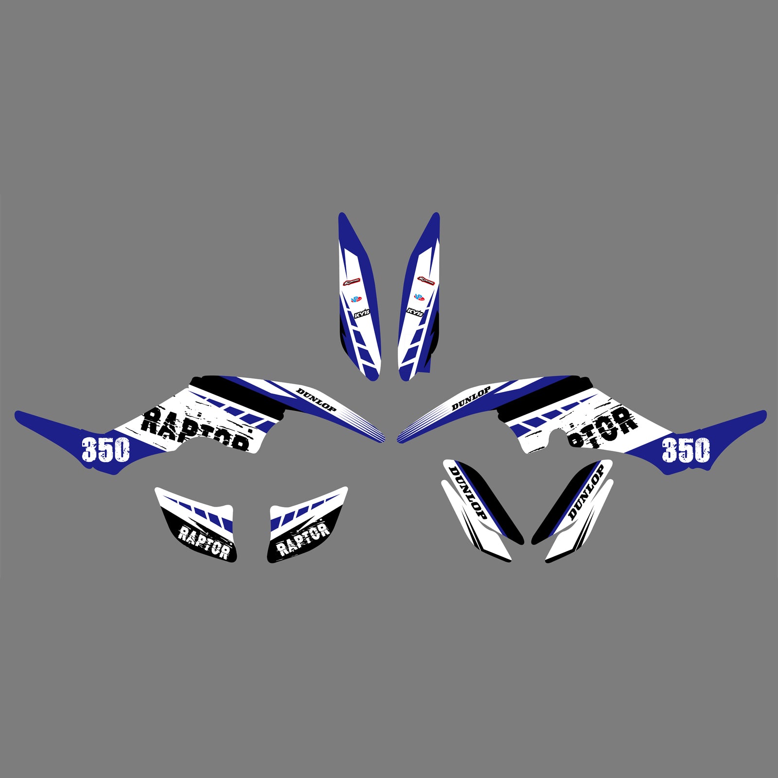 ATV Graphics Decals Sticker For Yamaha Raptor 350 YFM350 2004-Present