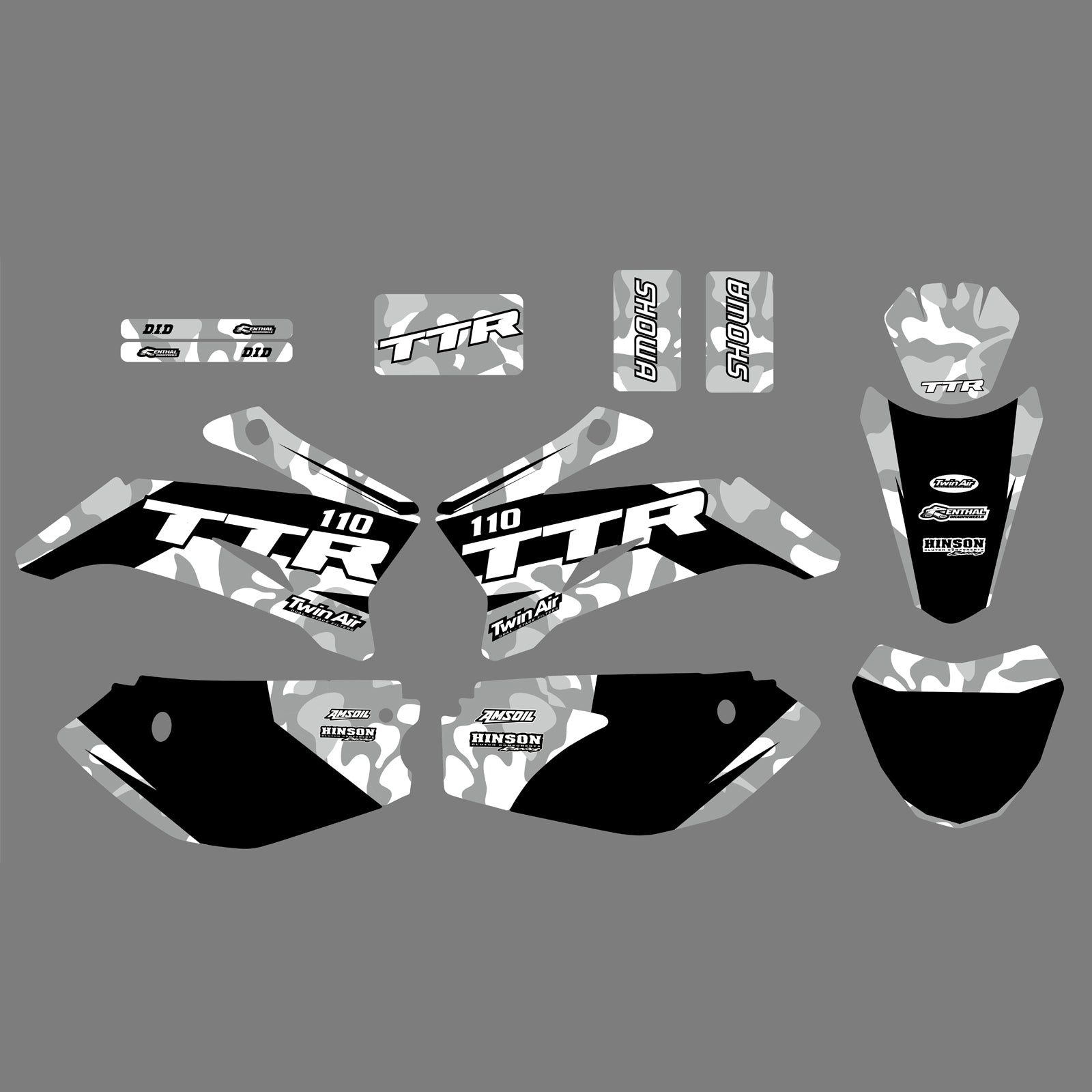 Motorcycle Stickers  3M Graphics For Yamaha TTR110 ALL YEARS