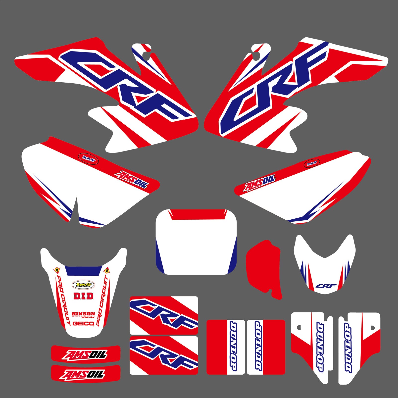 Dekor Aprilia SX RX 125 2018  Decals Aufkleber Graphics 