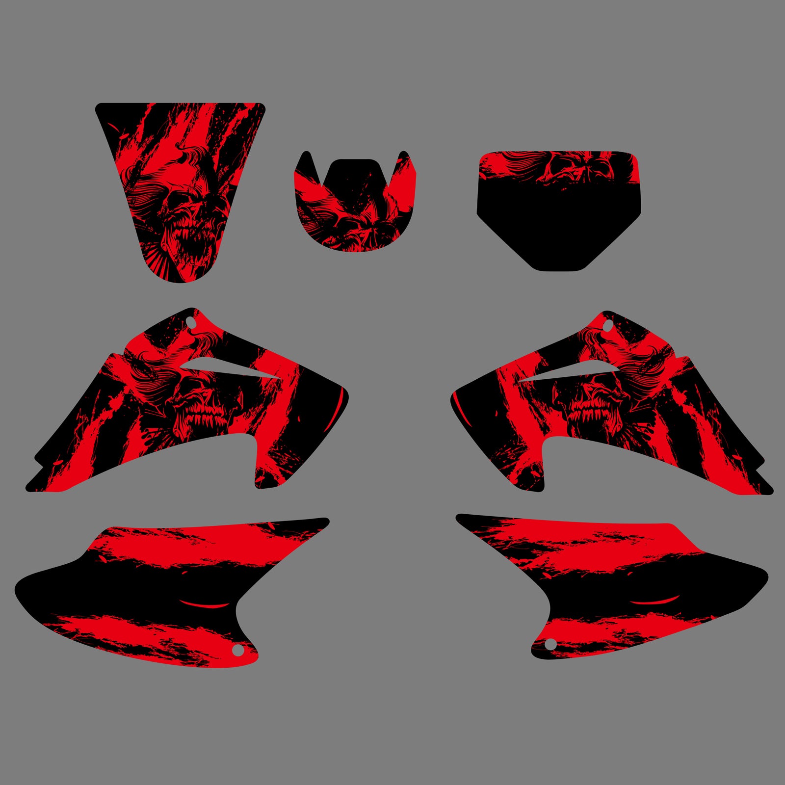 Motorcycle Team Graphic Decals Stickers For Honda CRF Trail 150-230 2003-2007