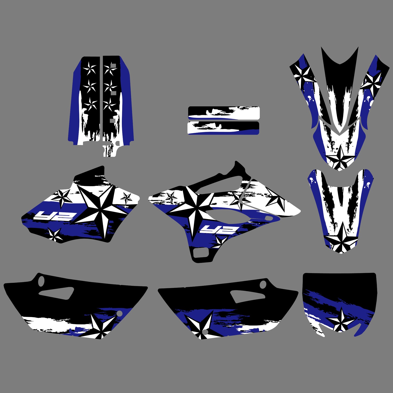 Motorcycle Full Graphics Decals Fender Stickers For Yamaha YZ85 2015-2020