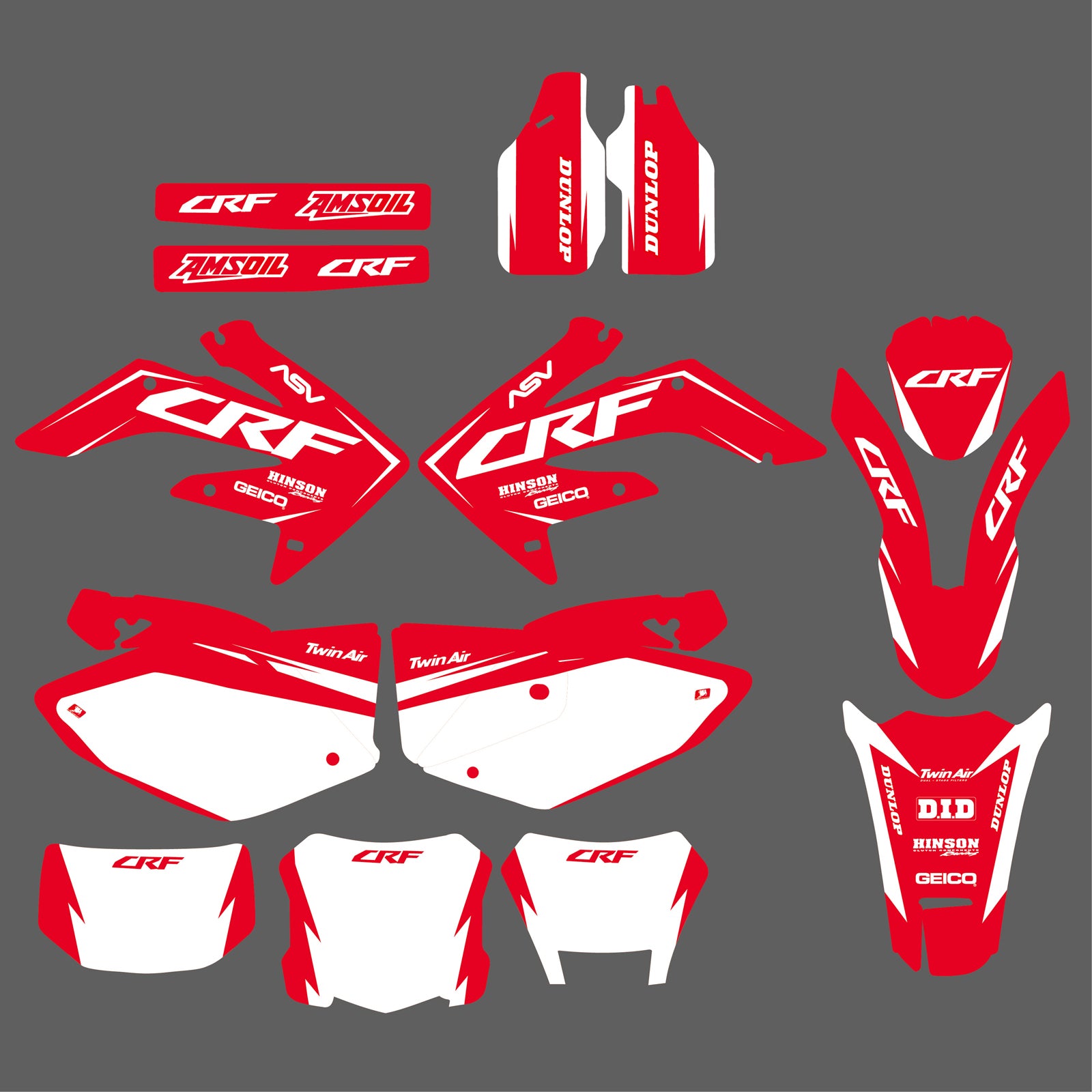 Motorcycle Full Graphics Decal Stickers for HONDA CRF250X	2004-2012