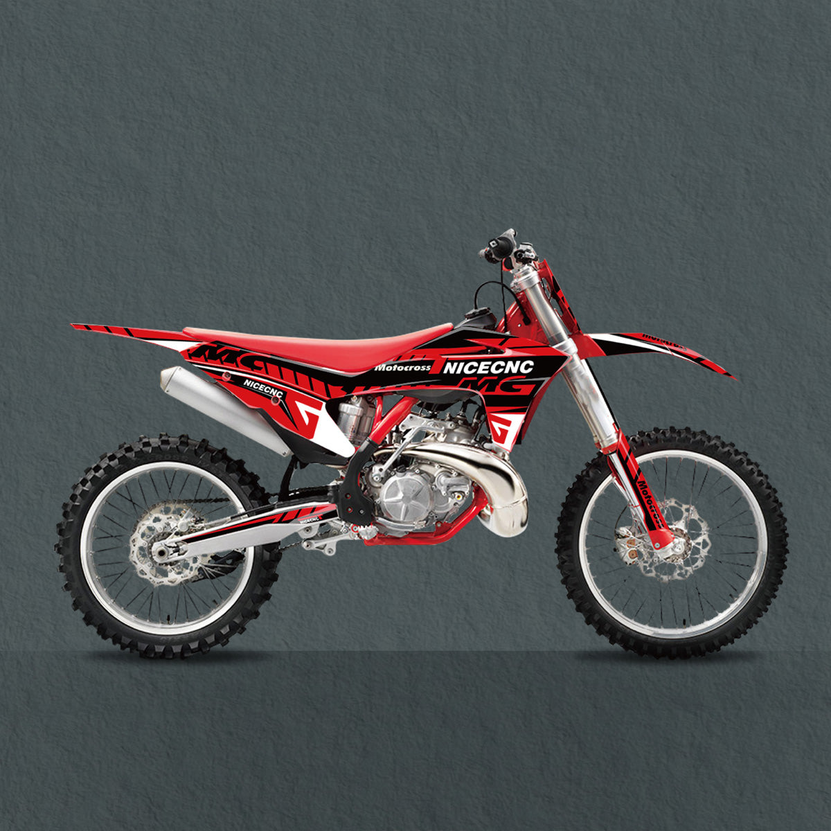 Motorcycle Team Full Graphics Background Sticker Decal Kits For GAS GAS MC Motocross All Models 2021-2023