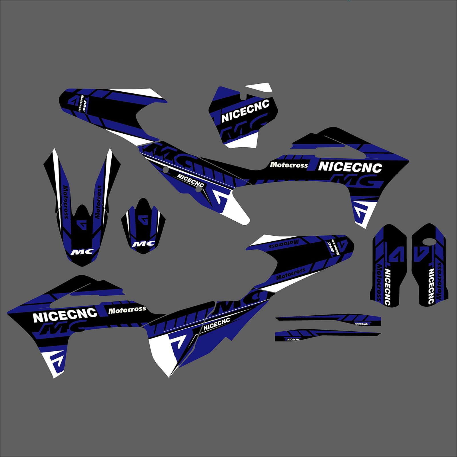 Motorcycle Team Full Graphics Background Sticker Decal Kits For GAS GAS MC Motocross All Models 2021-2023