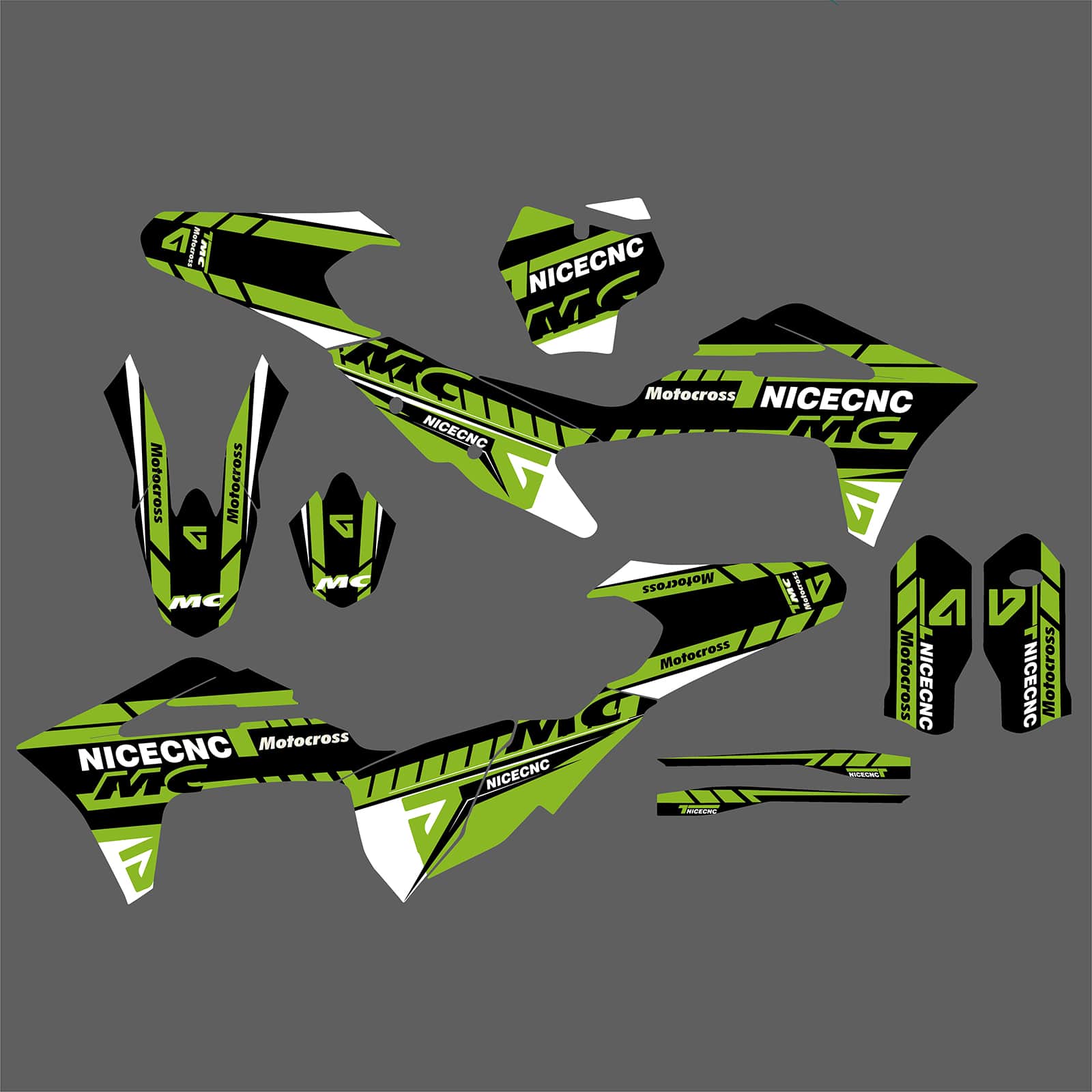 Motorcycle Team Full Graphics Background Sticker Decal Kits For GAS GAS MC Motocross 2021-2023