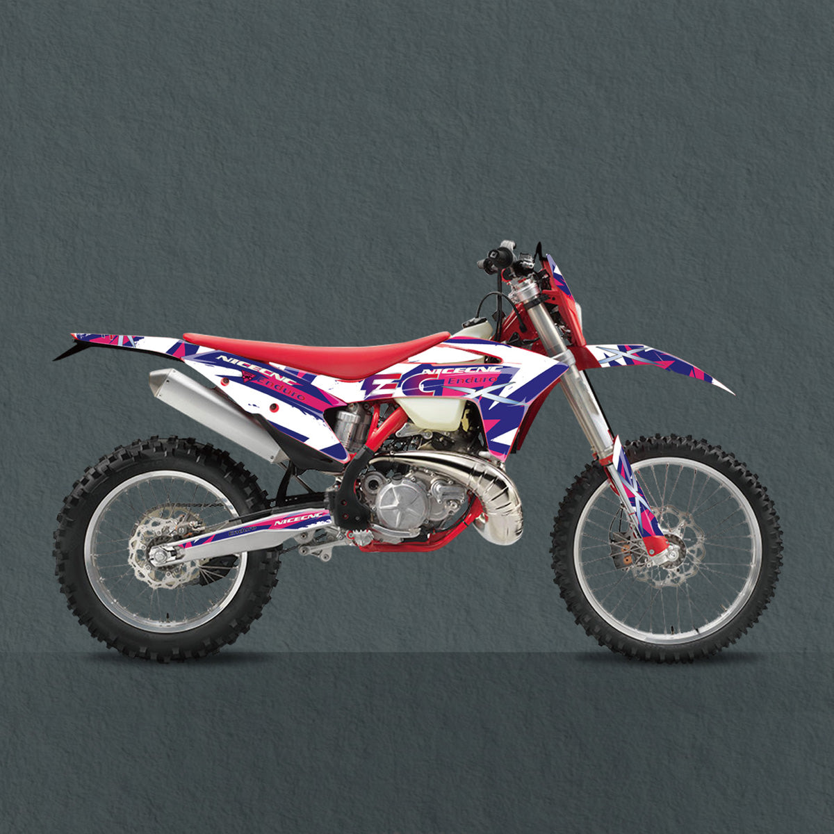 Motorcycle Team Full Graphics Background Sticker Decal Kits For GAS GAS EC Enduro 2021-2023
