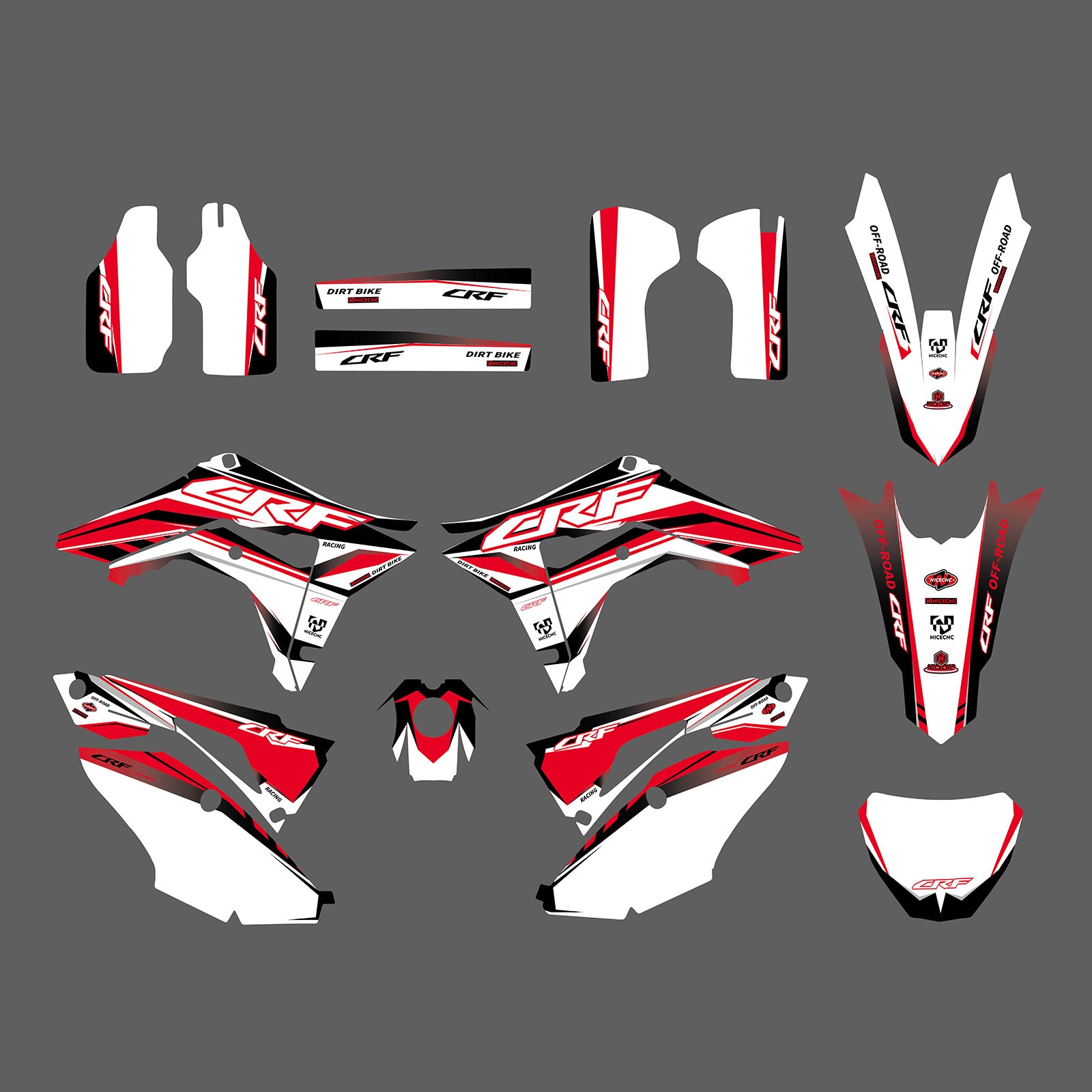 Motorcycle Decals Stickers Graphic Set For HONDA CRF250 2018-2021 CRF450 17-20