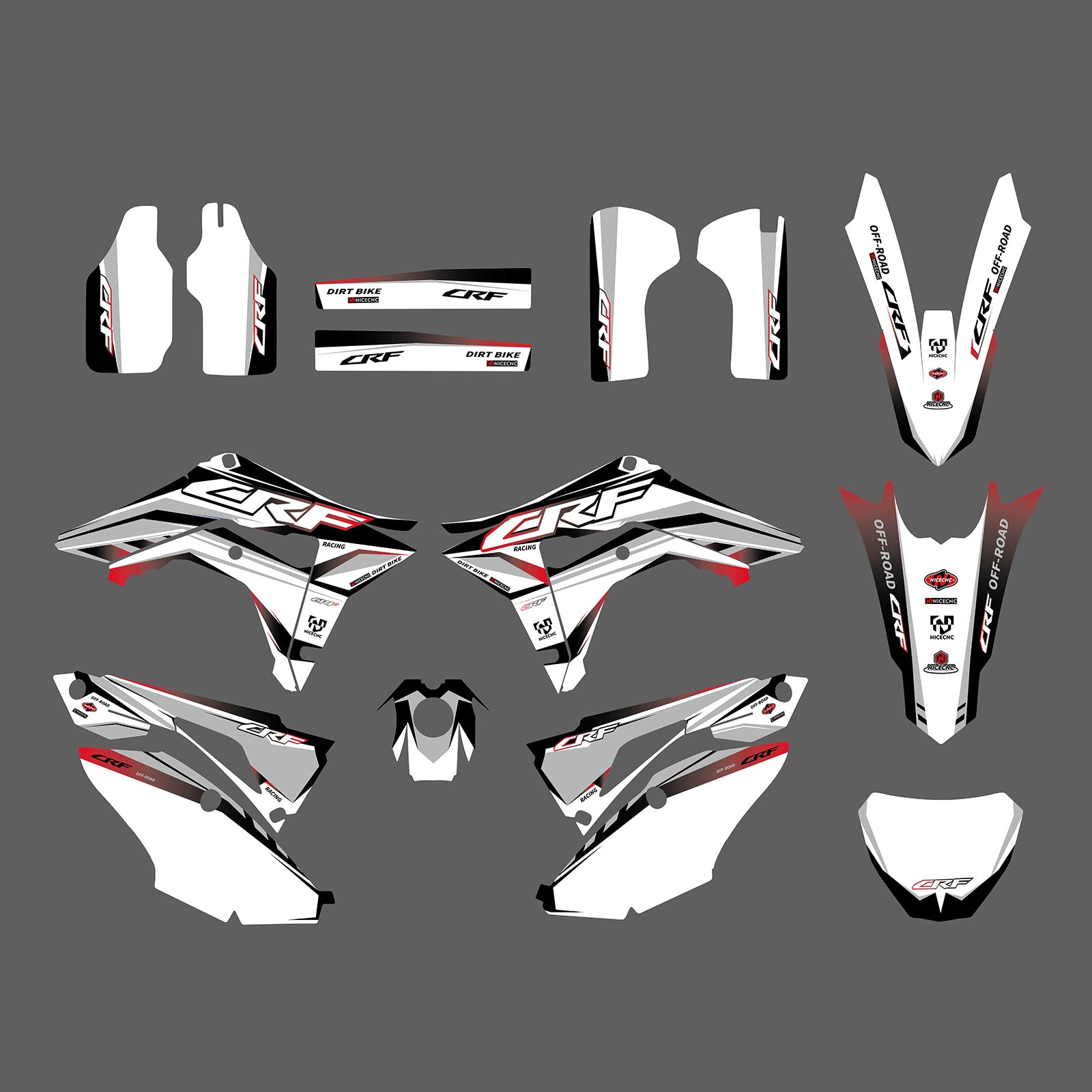 Motorcycle Decals Stickers Graphic Set For HONDA CRF250 2018-2021 CRF450 17-20
