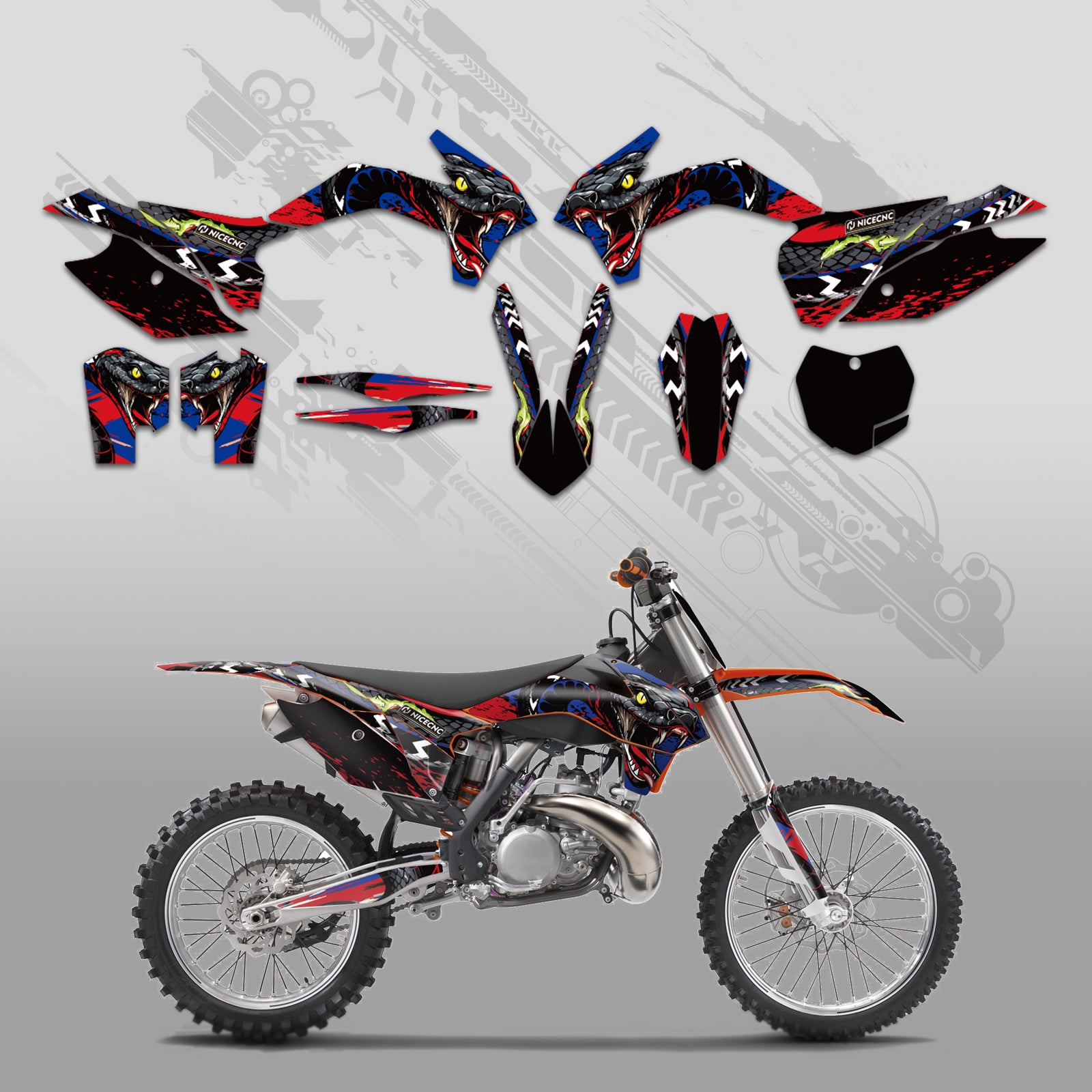 Full Graphics Decals Stickers Kit For KTM SX XC 125-450F 13-15 EXC XC-W XCF-W 14