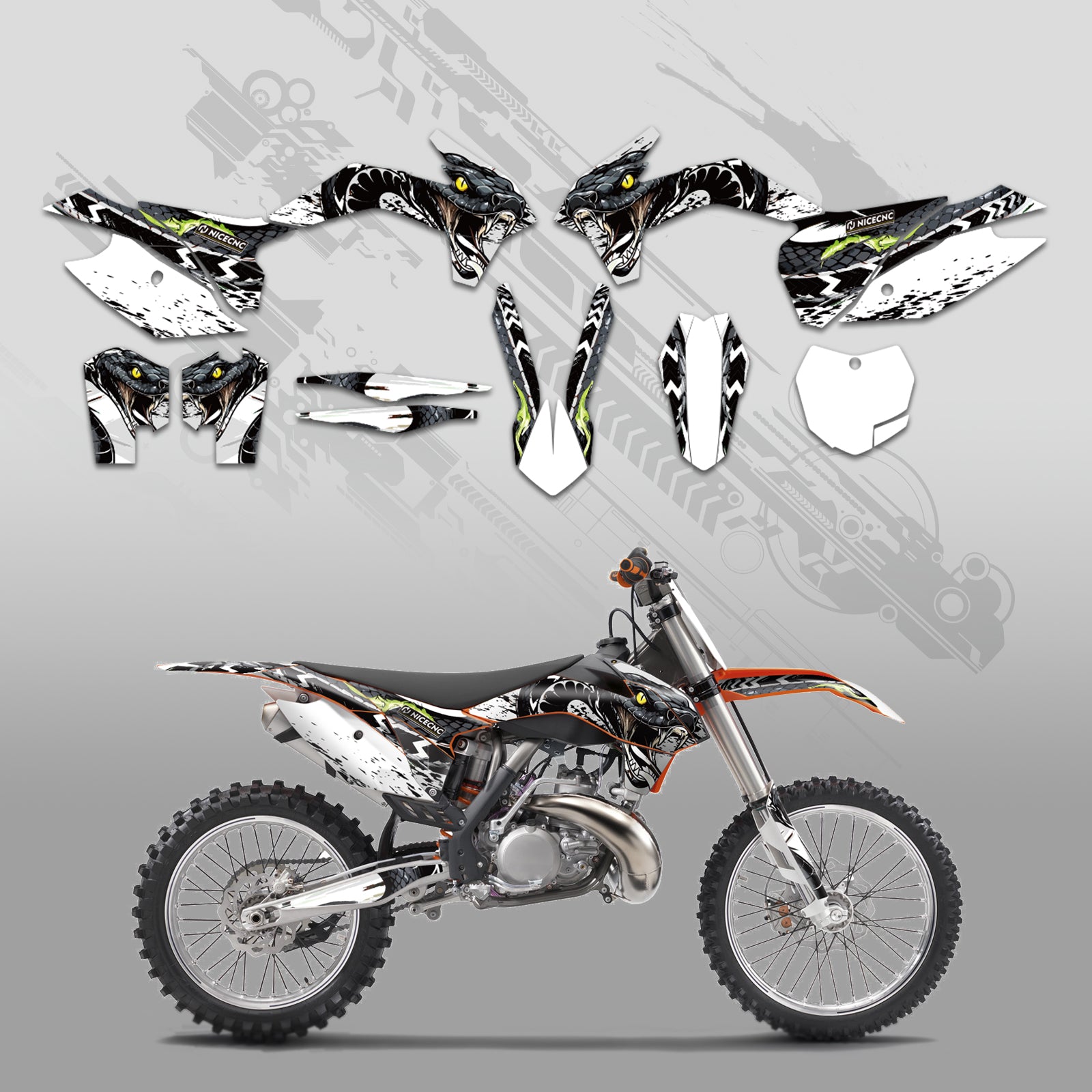 Full Graphics Decals Stickers Kit For KTM SX XC 125-450F 13-15 EXC XC-W XCF-W 14