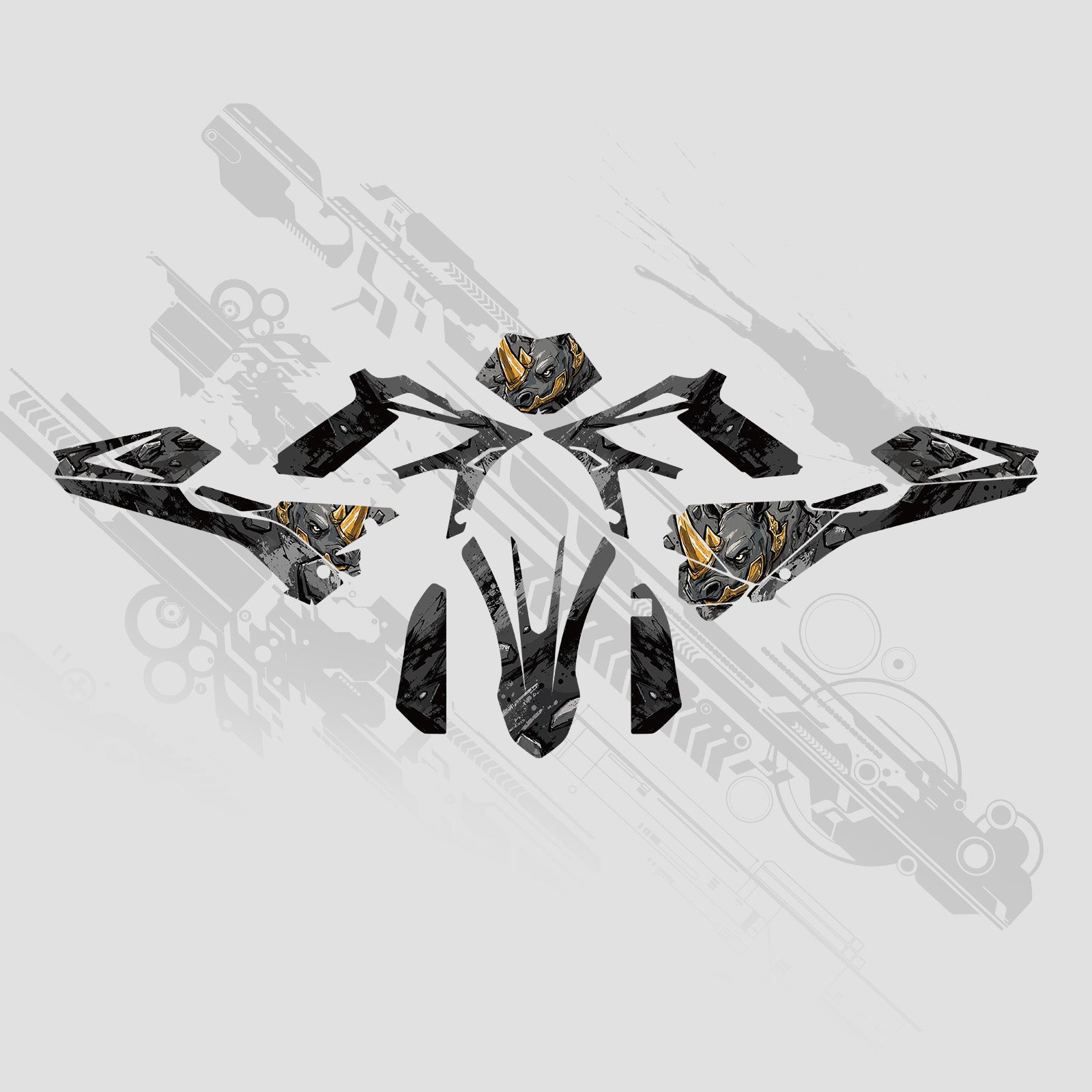 Full Graphics Decals Stickers Kit For BETA RR 250/300 2ST 350/400/450 4ST 2018-2019