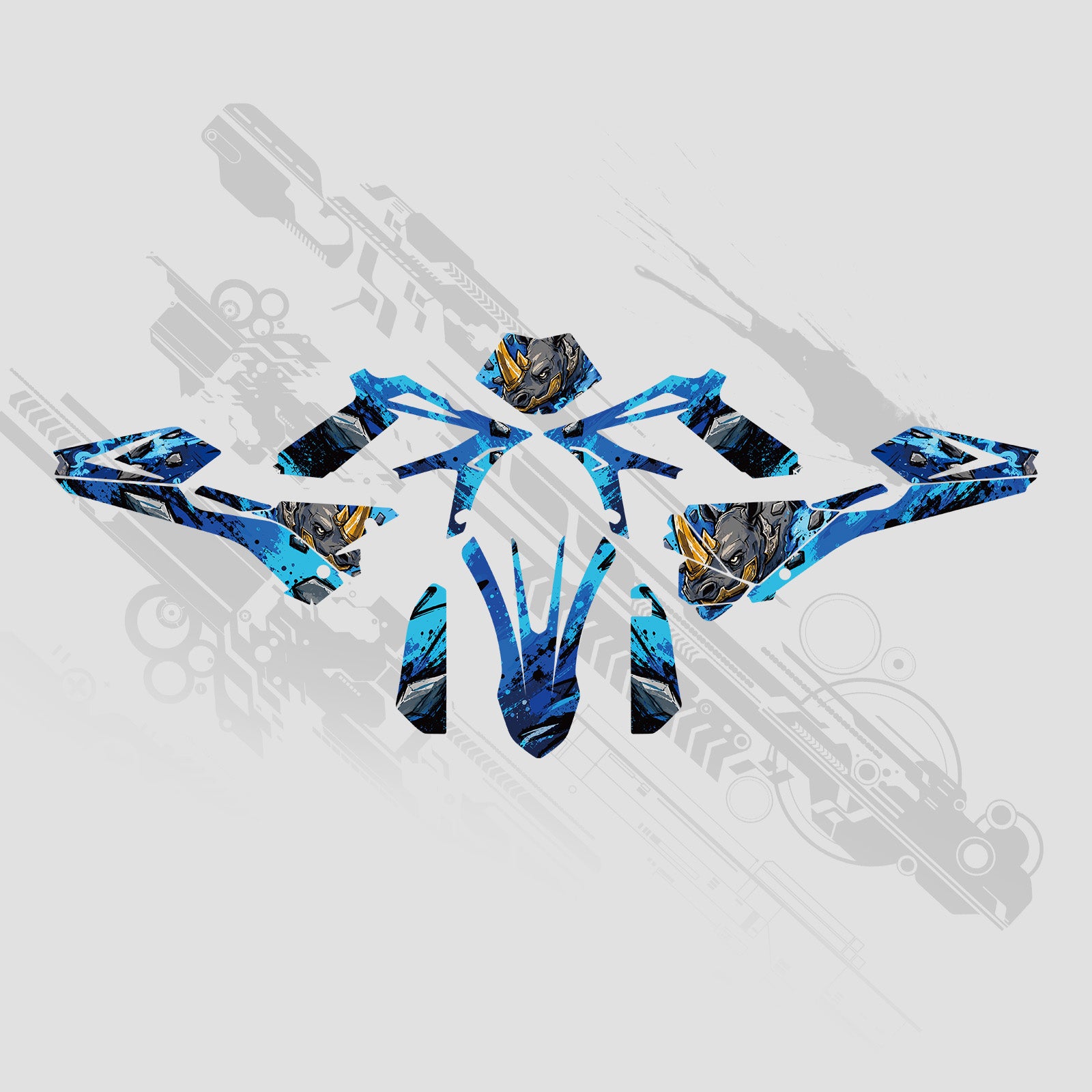 Full Graphics Decals Stickers For BETA RR 250/300 2ST 350/400/450 4ST 2018-2019