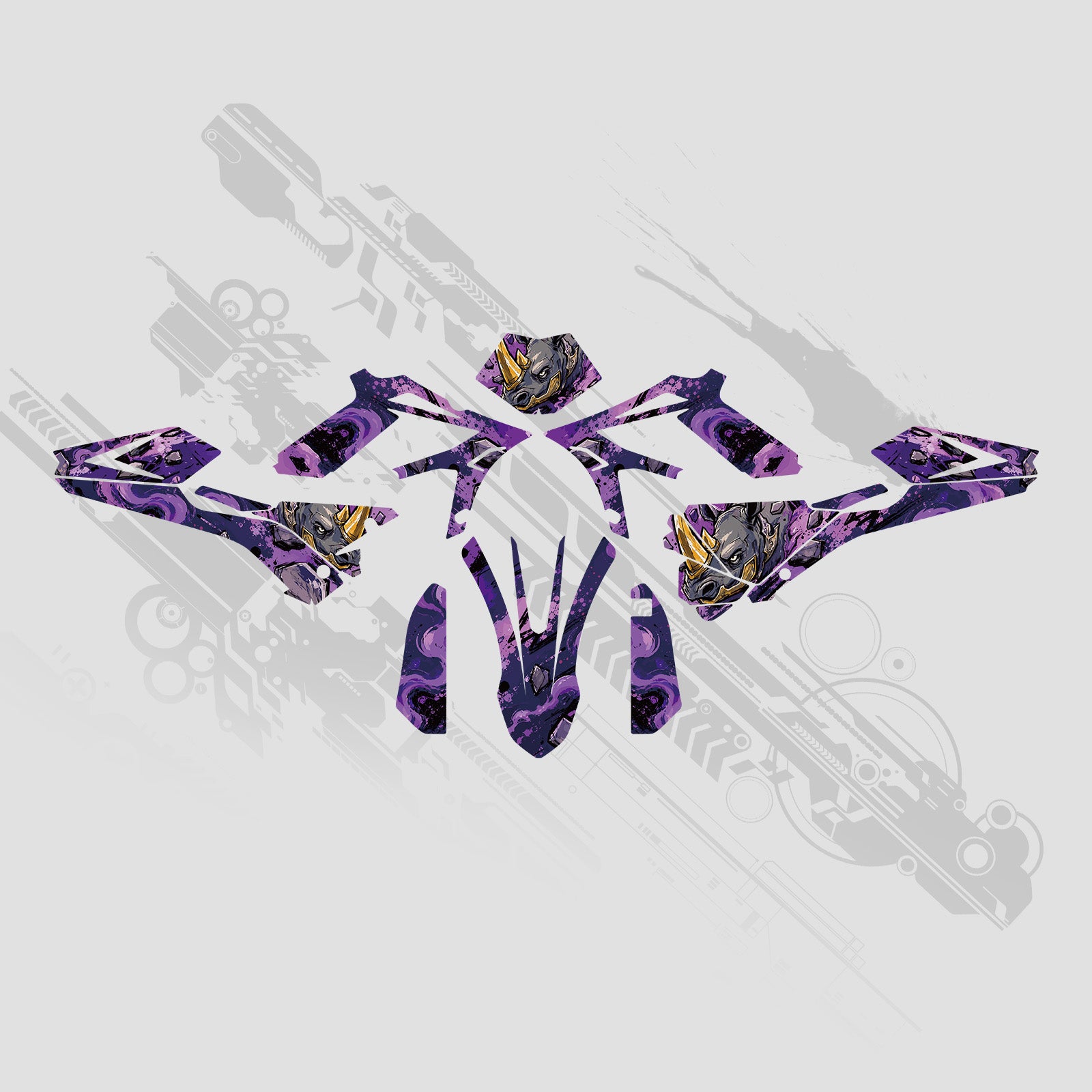 Full Graphics Decals Stickers For BETA RR 250/300 2ST 350/400/450 4ST 2018-2019