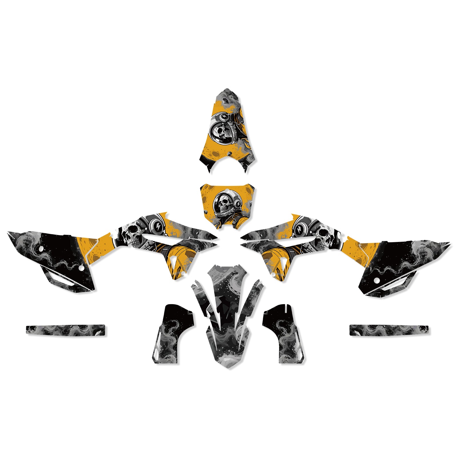 Motorcycle Full Graphics Decals Stickers Kit For HONDA CRF250 2022-2024
