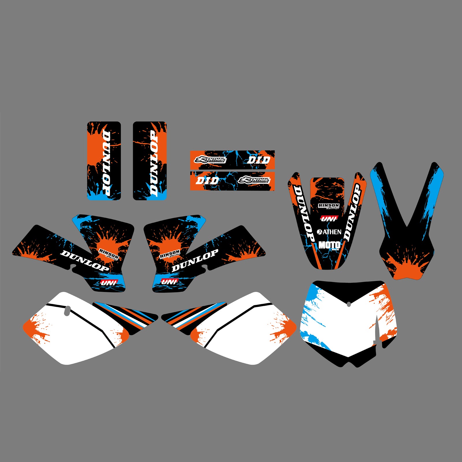 Team Graphics Backgrounds Decals Stickers For KTM 50 SX 2002-2008