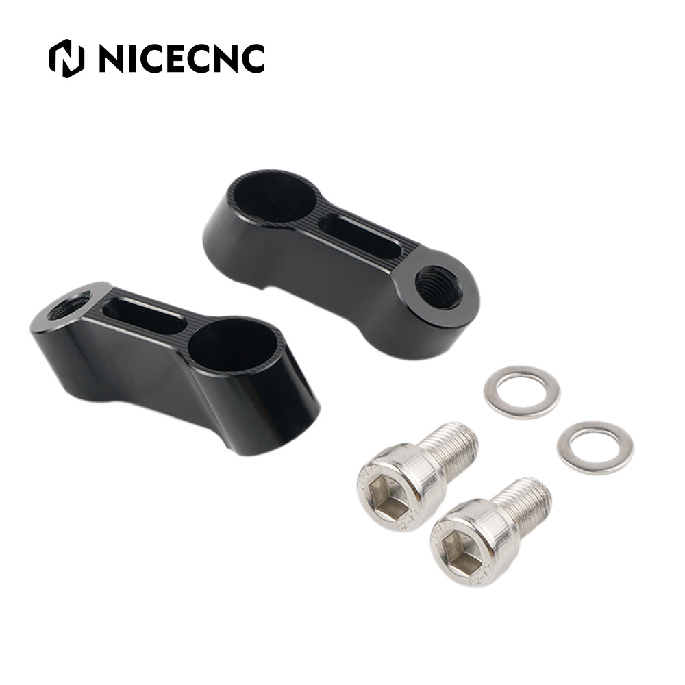 M10 Stem Mirror Mount Riser Extender Adapter Universal For Kawasaki Honda Suzuki