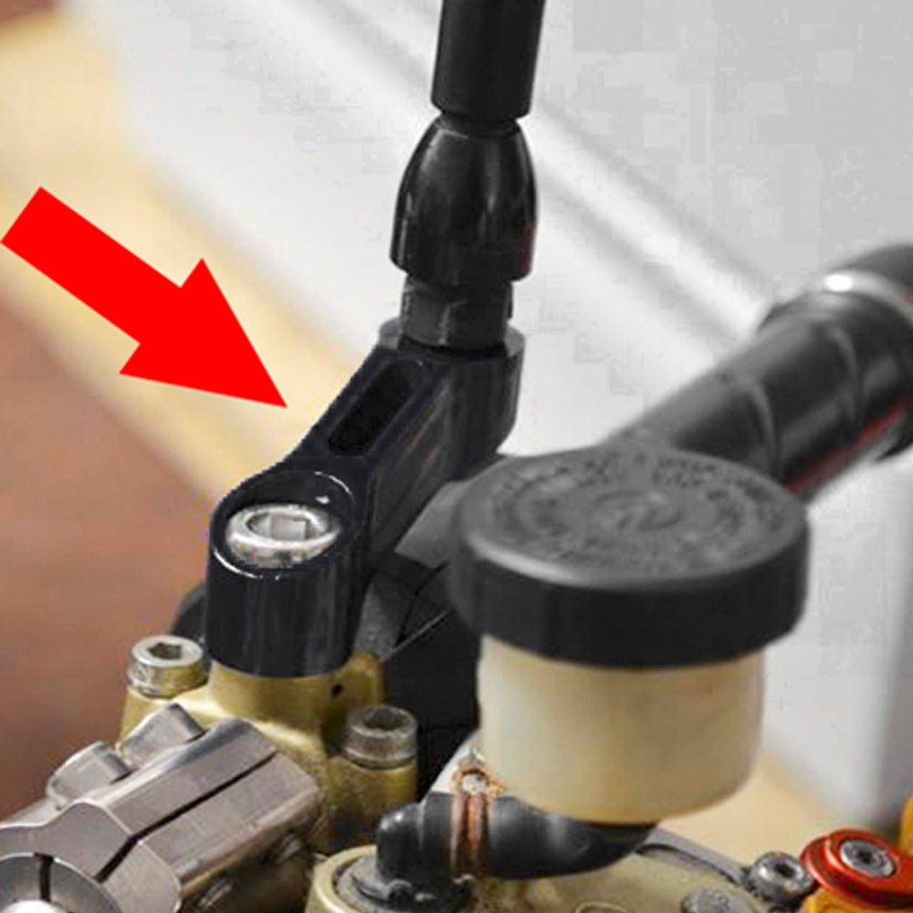 M10 Stem Mirror Mount Riser Extender Adapter Universal For Kawasaki Honda Suzuki