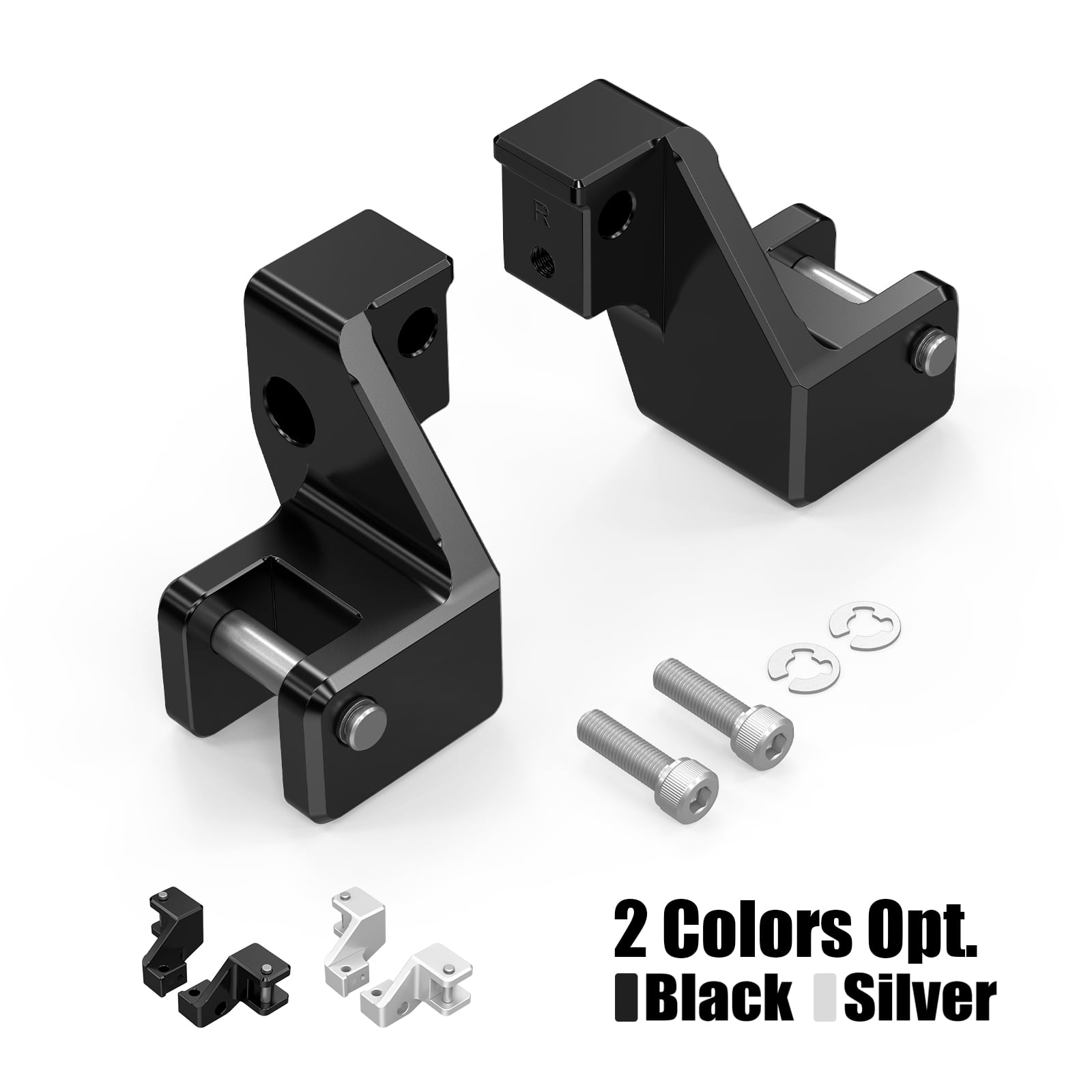 Passenger Footrest Lowering Kit For BMW R1250GS/R1250GS Adventure 40mm Drop & 15mm Forward