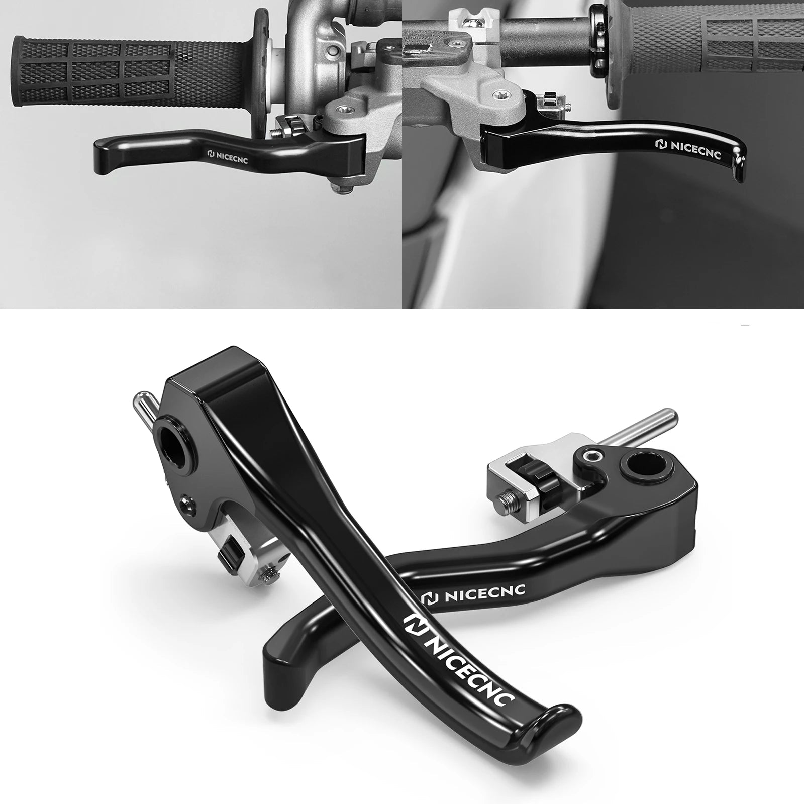 Shorty Brake Clutch Lever Set For Husqvarna TE FE TX FX Gas Gas EC EX MC F Braktec System