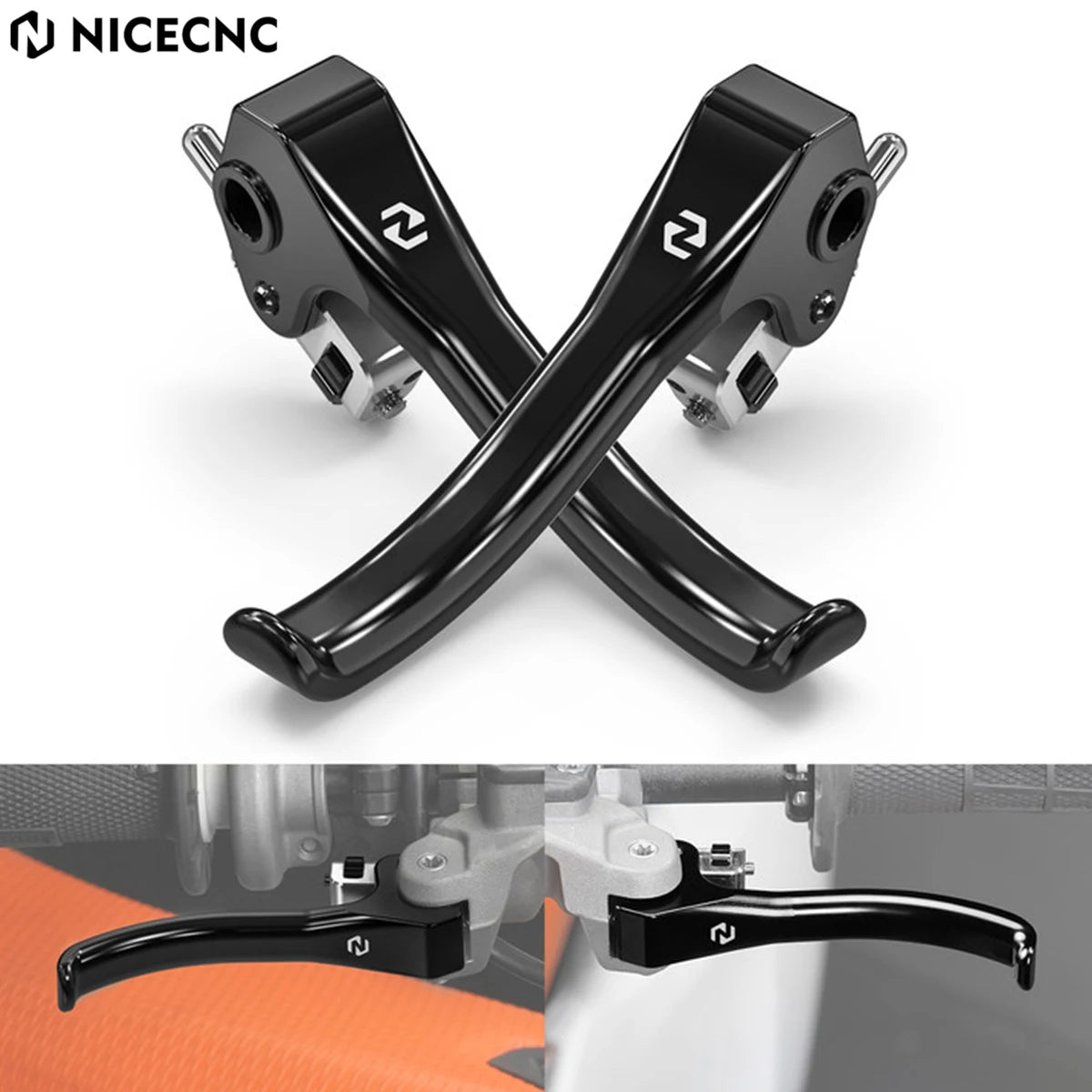 Shorty Brake Clutch Lever Set For Husqvarna TE FE TX FX Gas Gas EC EX MC F Braktec System
