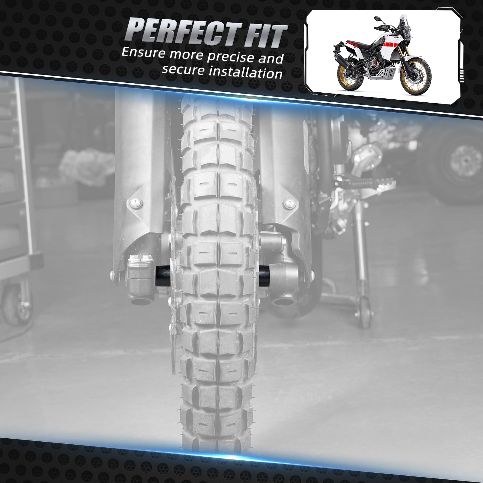 Front Wheel Spacers For Yamaha Tenere 700 /XTZ700 2019-2024