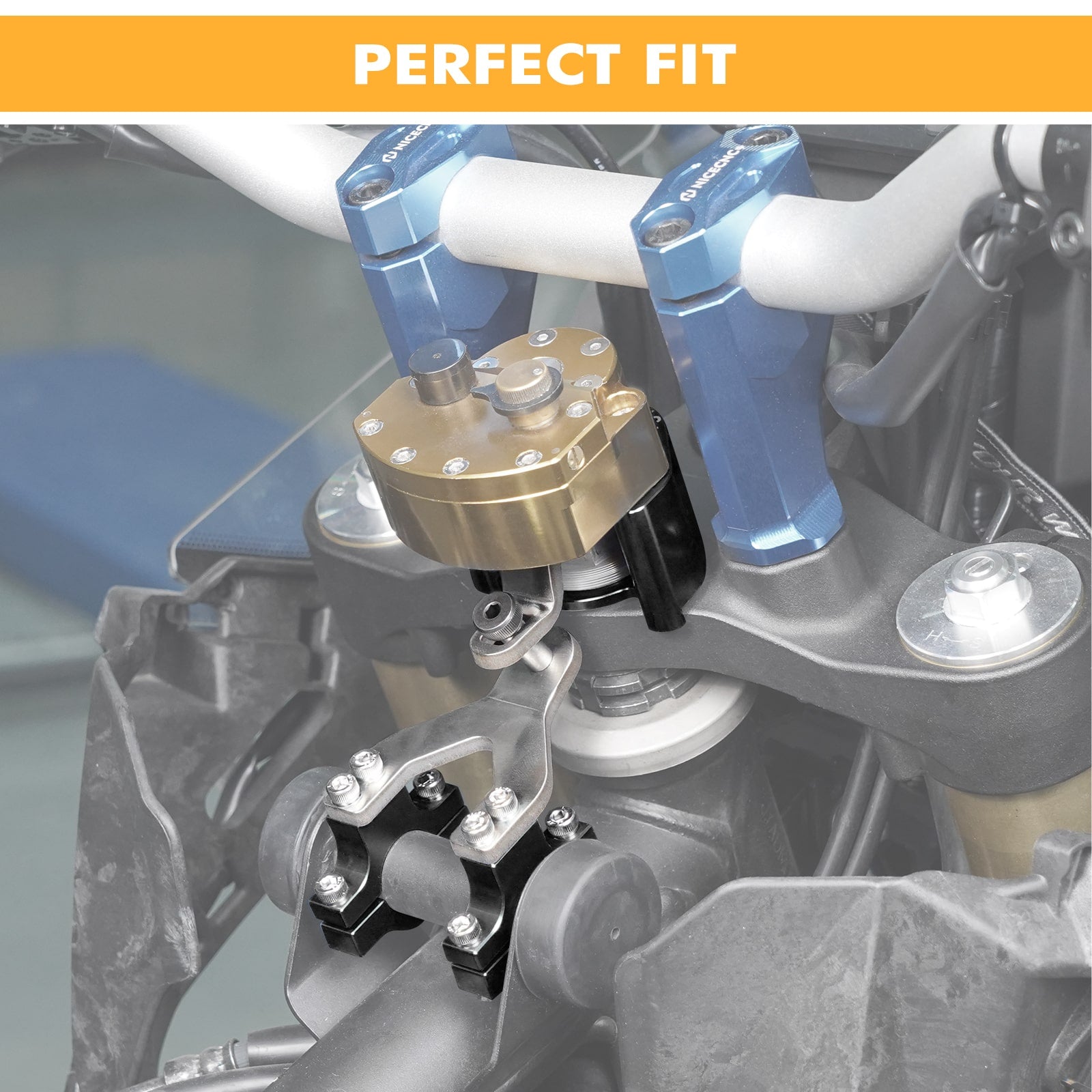 Steering Damper Bracket for Yamaha Tenere 700 / XTZ700 2019-2024
