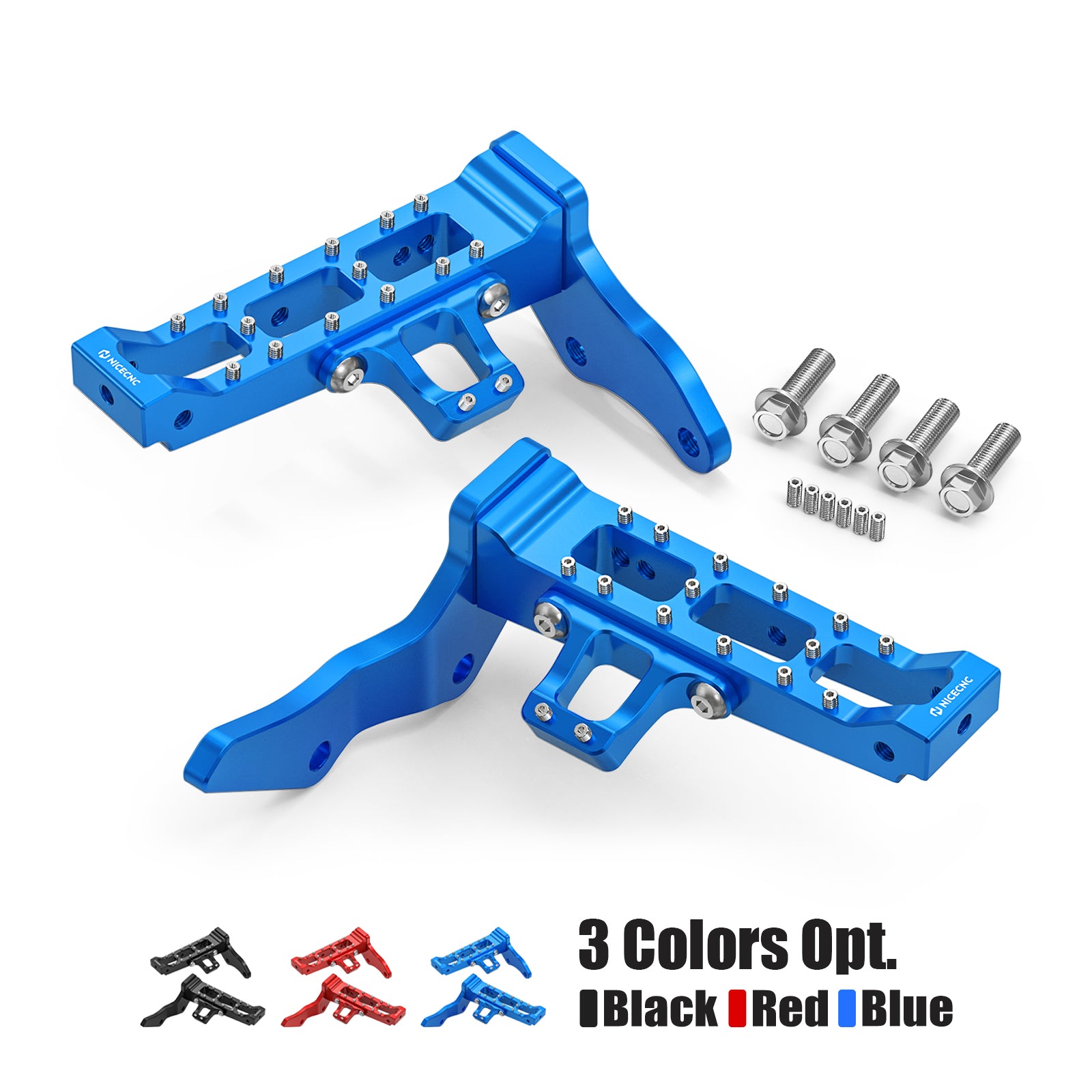 ATV Extended Wider Foot Pegs Pedals For Yamaha Banshee 350 1987-2006